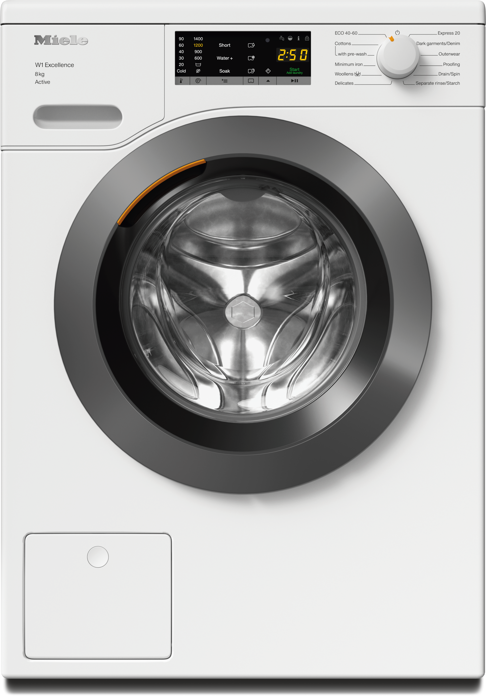 Washing machines - WEA125 WCS 8kg Active Lotus white - 1