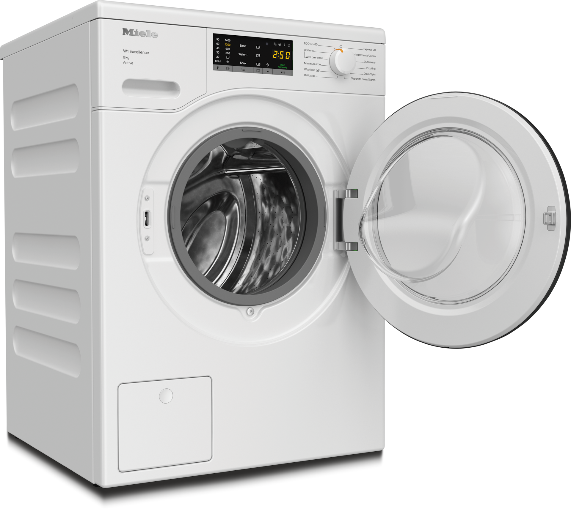 Washing machines - WEA125 WCS 8kg Active Lotus white - 2