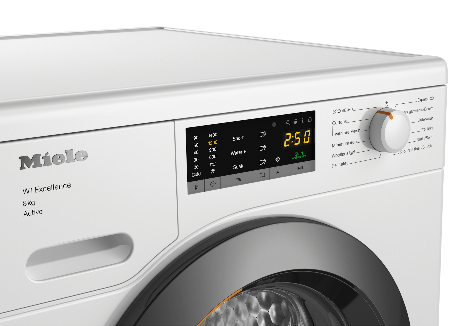 Washing machines - WEA125 WCS 8kg Active Lotus white - 4