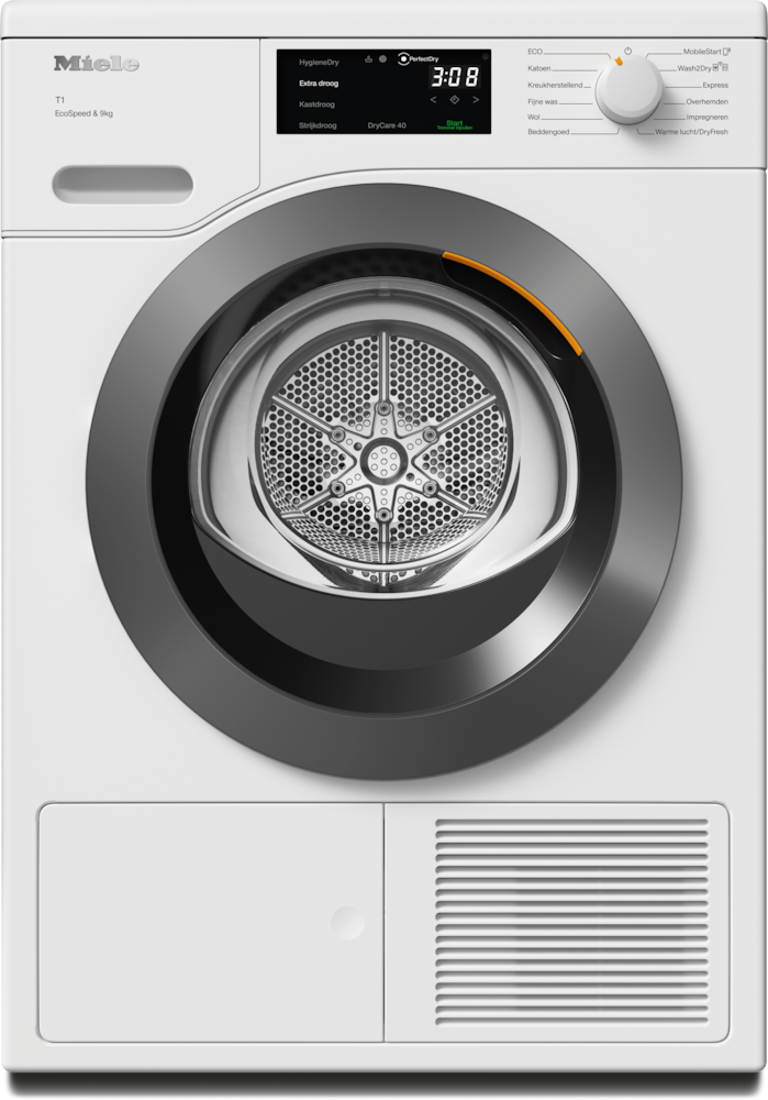 Miele - TED648WP EcoSpeed&9kg – Drogers - 1