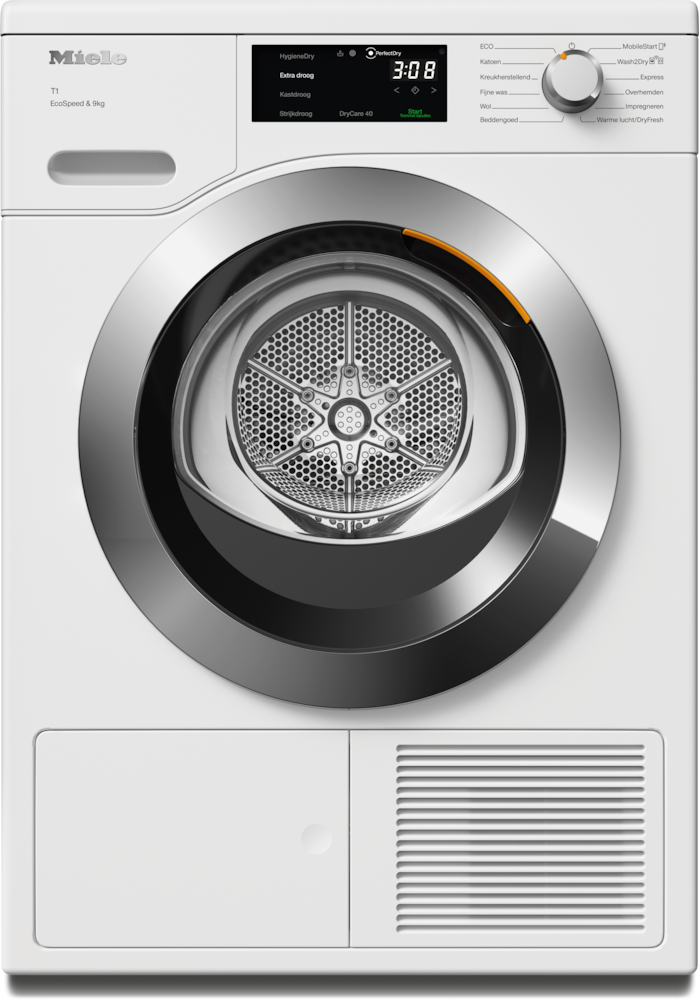 Miele - TEH788WP EcoSpeed&9kg – Drogers - 1
