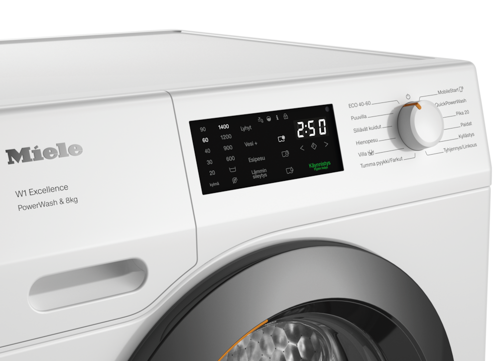 Miele - WEB375 WCS PWash&8kg lootusvalkoinen – Pyykinpesukoneet - 4