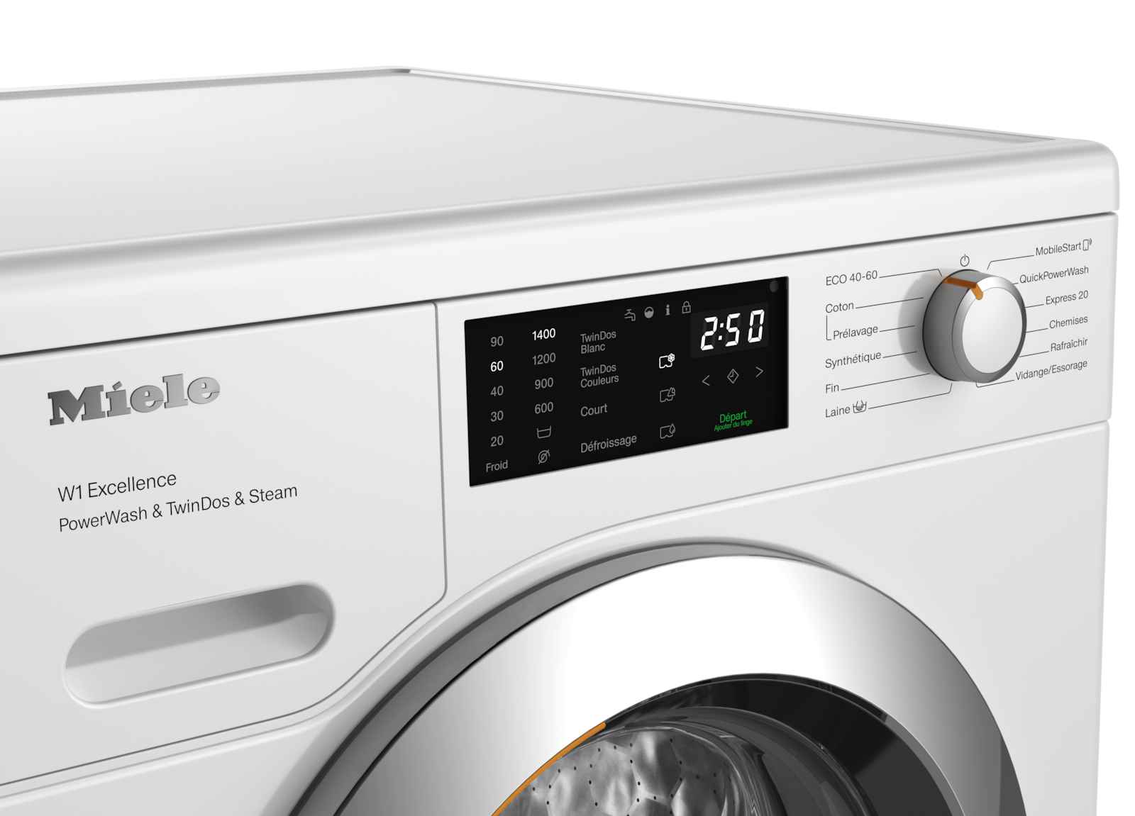 Lave-linge - WEG885 WCS PWash&TDos&Steam - 4