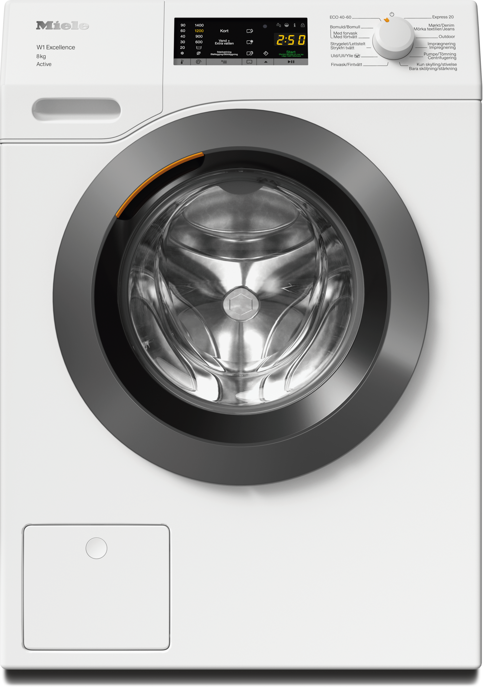 Vaskemaskiner - WEA135 WCS 8kg Active Lotushvid - 1
