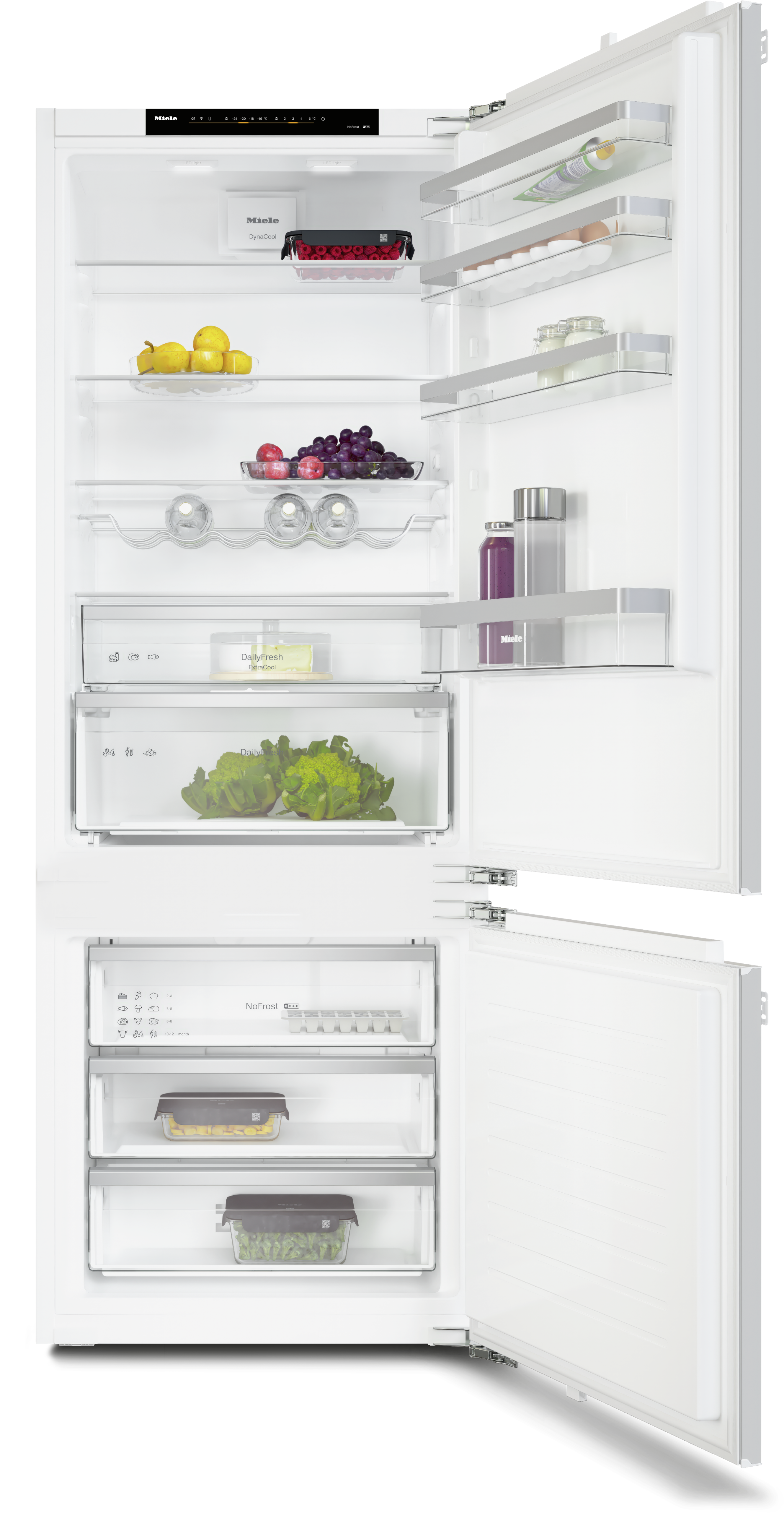 Lodówki i zamrażarki - Lodówko-zamrażarki do zabudowy - KFN 7934 D