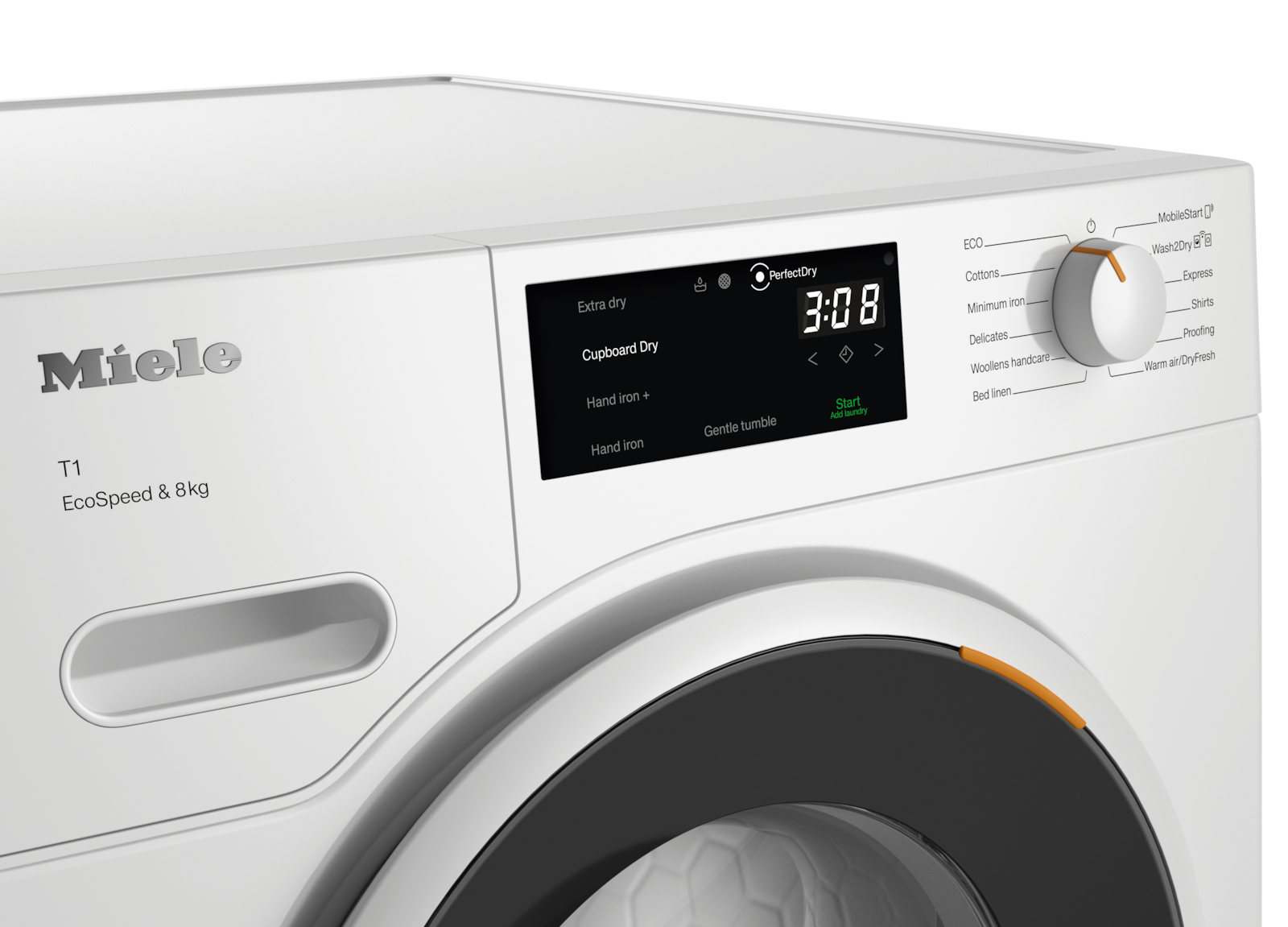 Στεγνωτήρια - TWC640WP EcoSpeed&8kg - 3