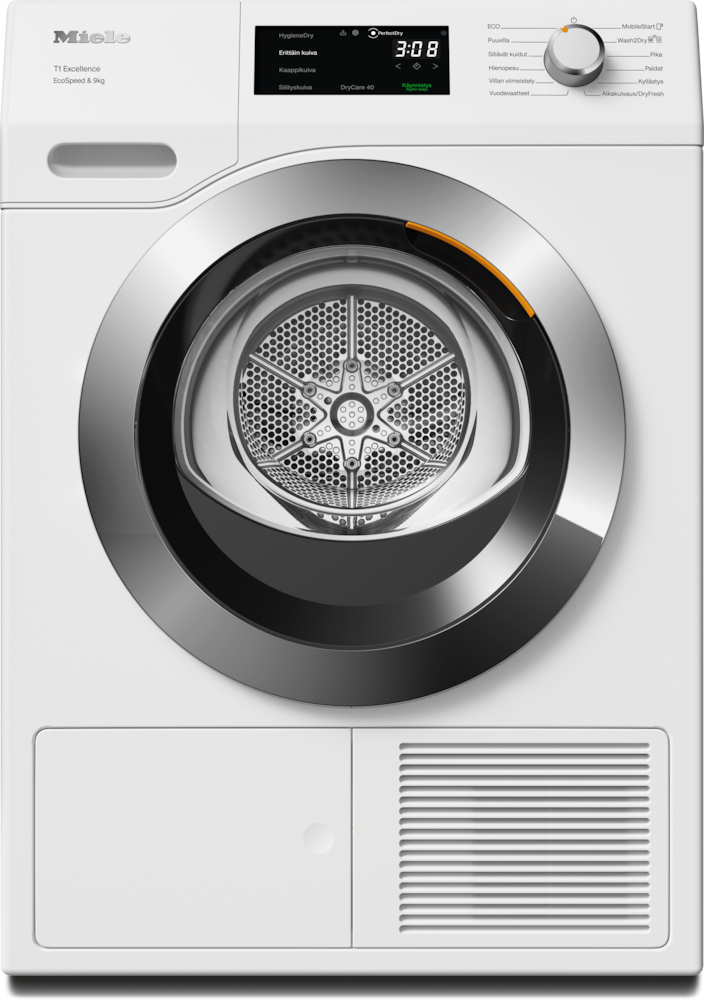 Miele - TEH795WP EcoSpeed&9kg – Kuivausrummut - 1 Miele - TEH795WP EcoSpeed&9kg – Kuivausrummut - 1