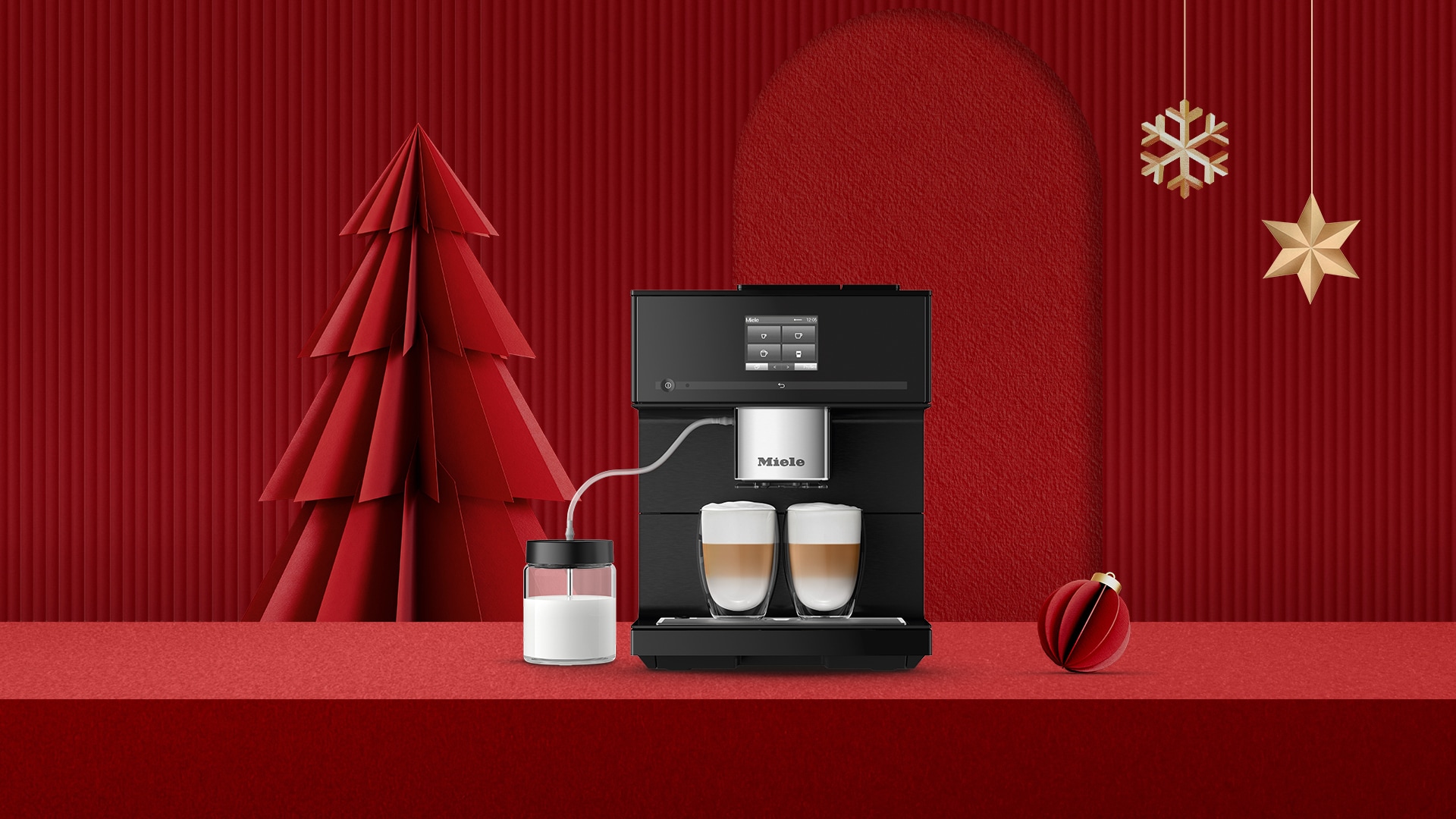 Freestanding coffee machine