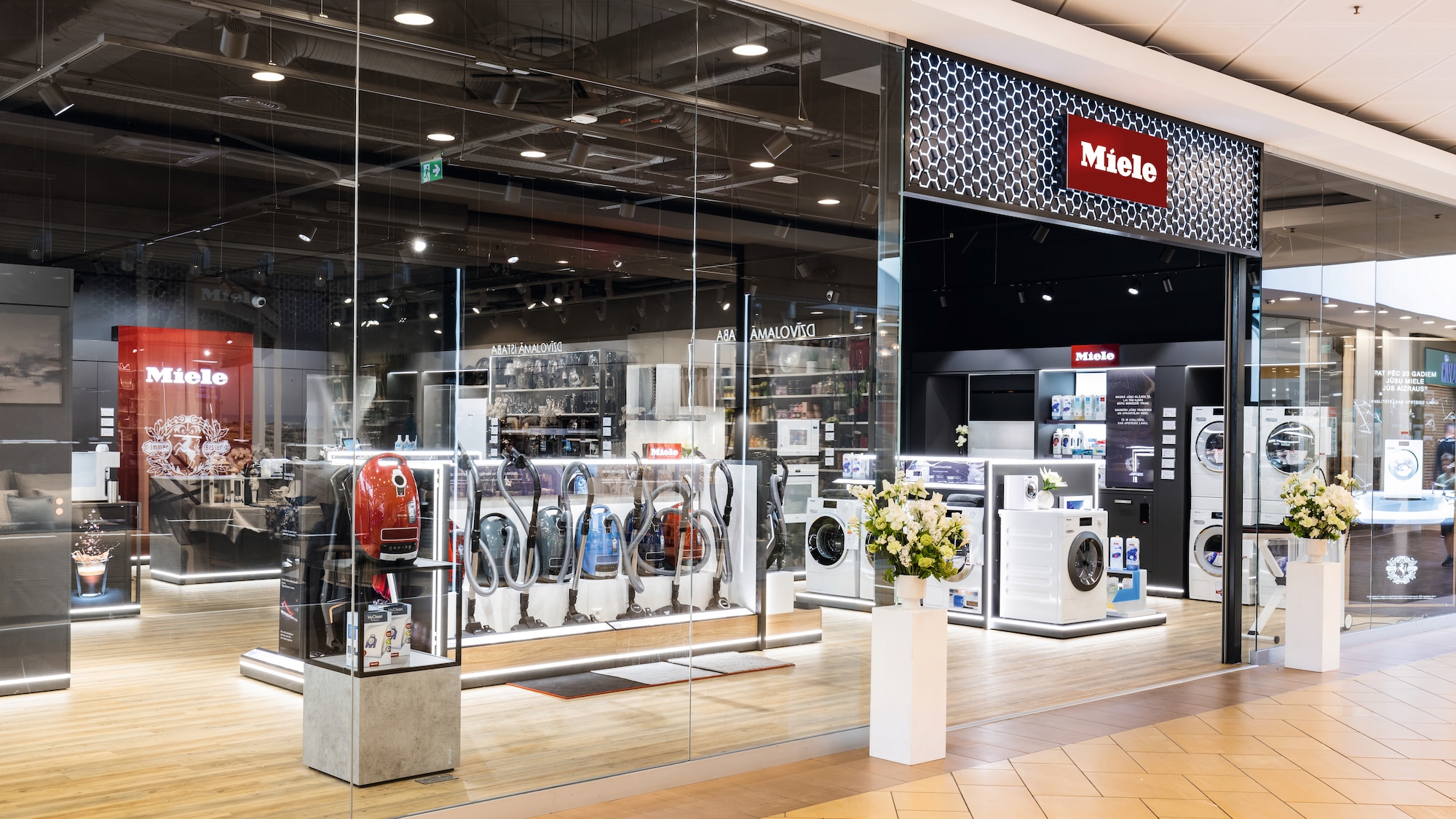 Miele Experience centra āriene un tā stāvvietas