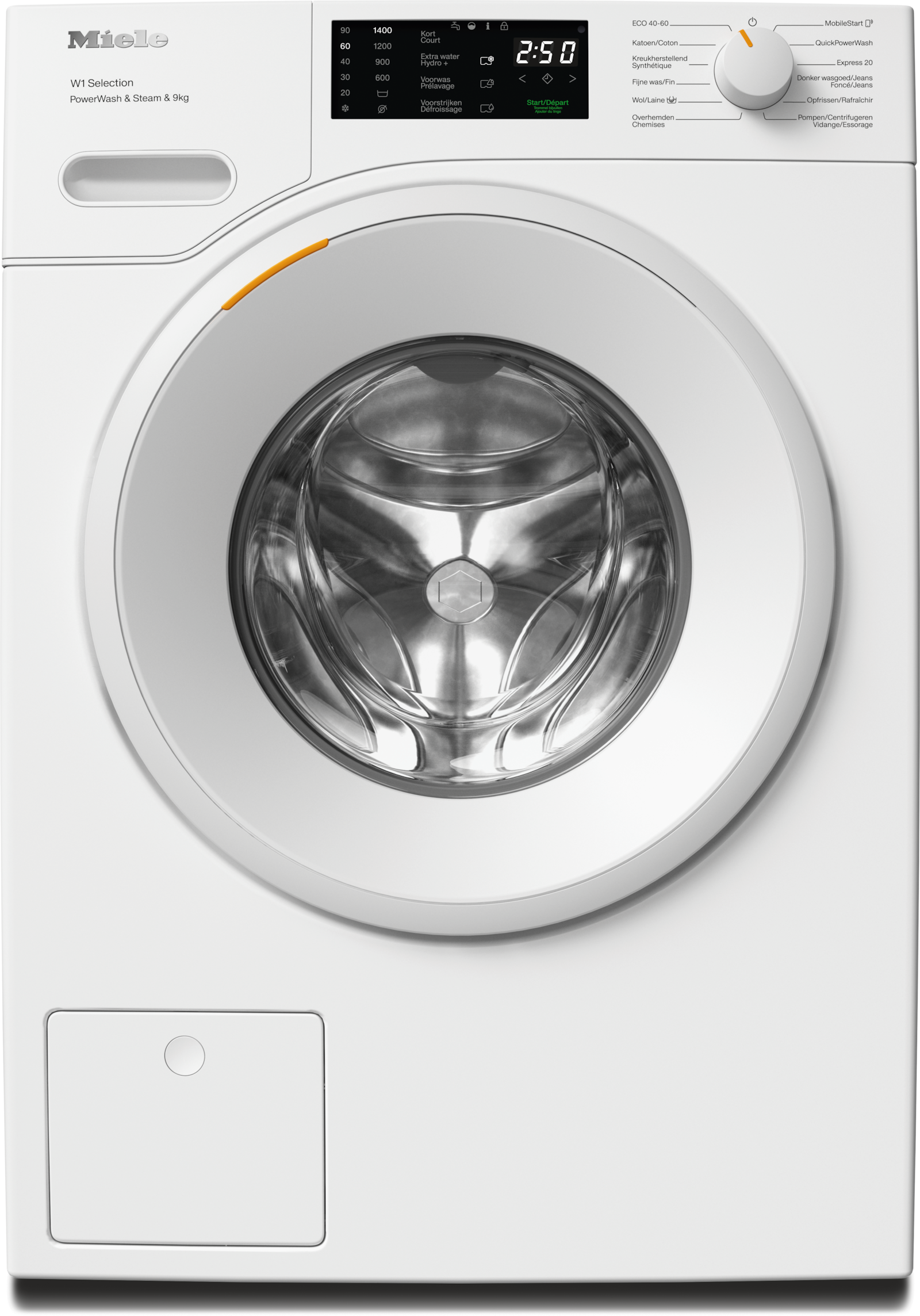 Wasautomaten - WSD383 WCS PWash&Steam&9kg - 1