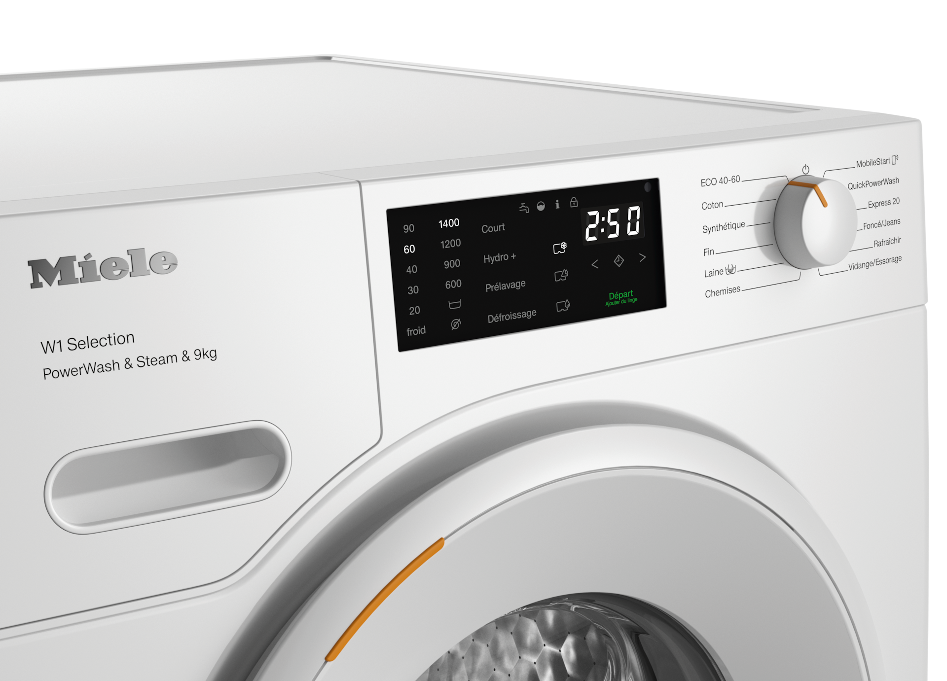 Lave-linge - WSD383 WCS PWash&Steam&9kg - 4