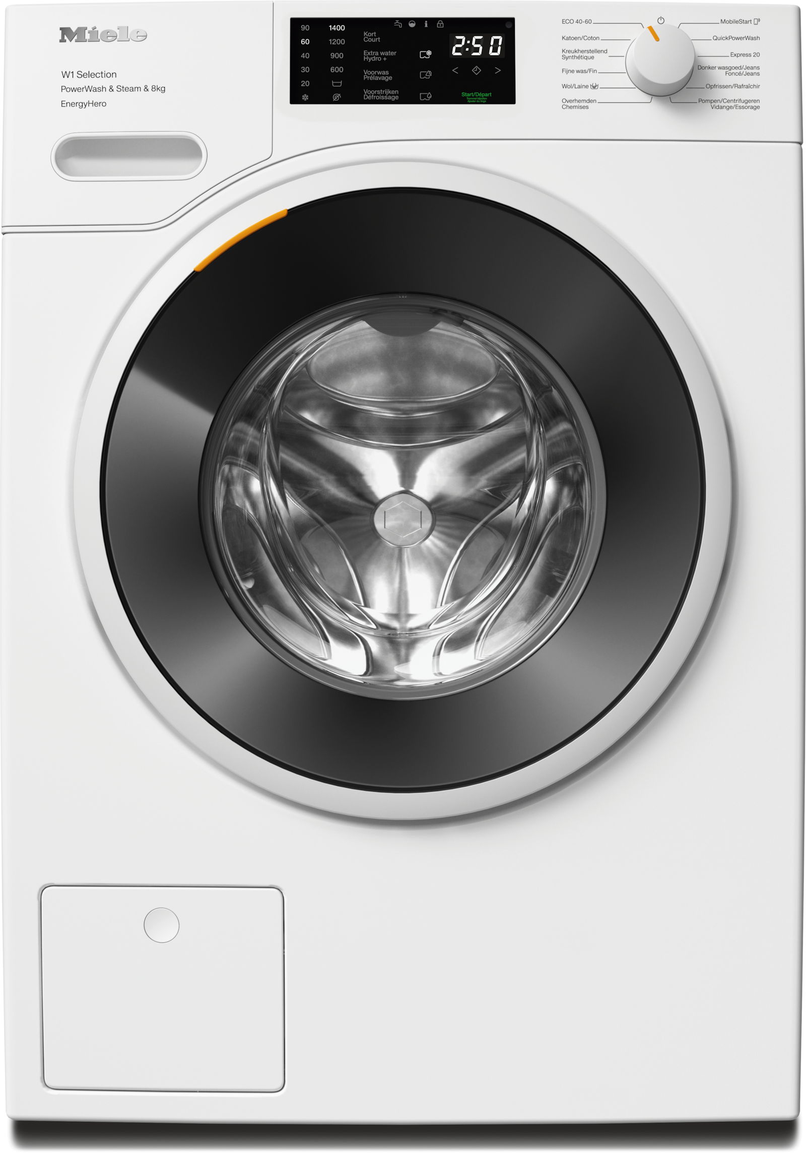 Lave-linge - WSE383 WCS PWash&Steam&8kg - 1