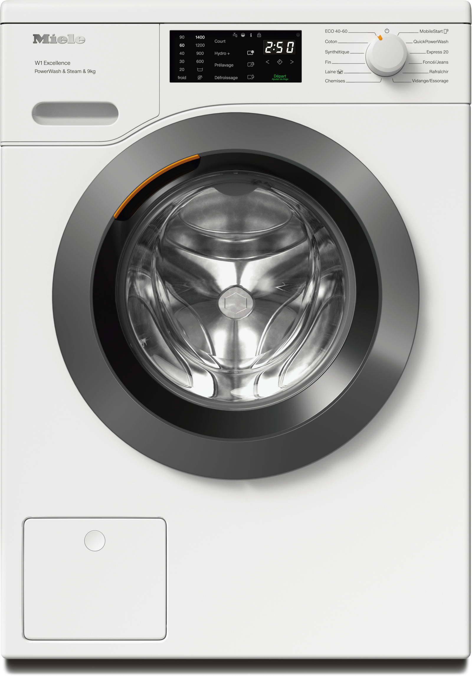 Lave-linge - WED385 WCS PWash&Steam&9kg - 1