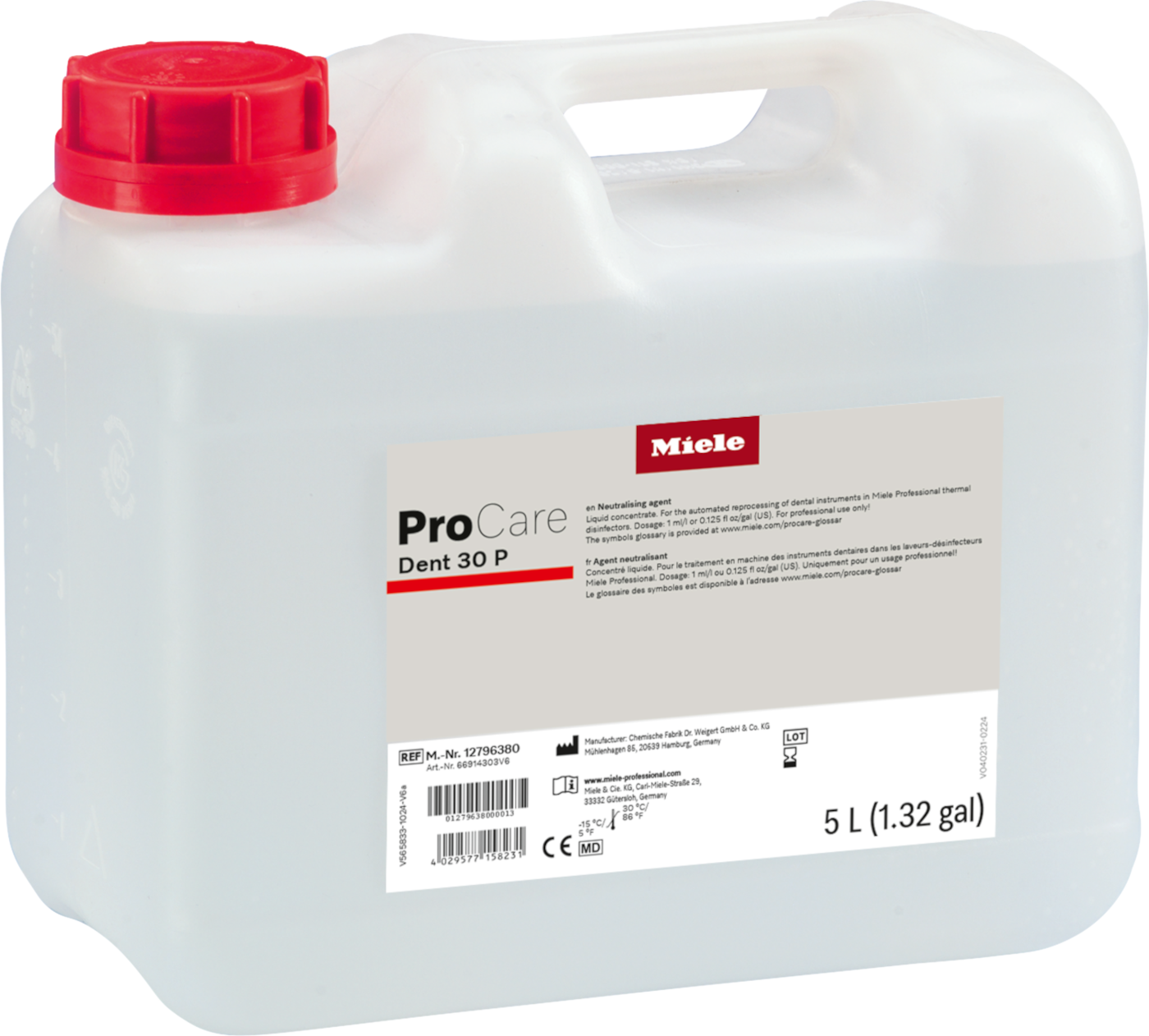 ProCare Dent 30 P - 5 l product photo Front View ZOOM