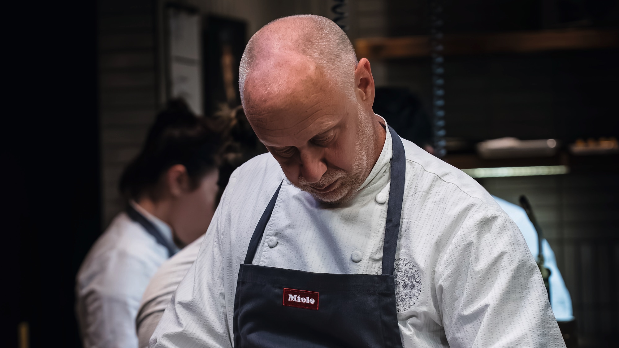 Chef Kyle Connaughton in Kitchen