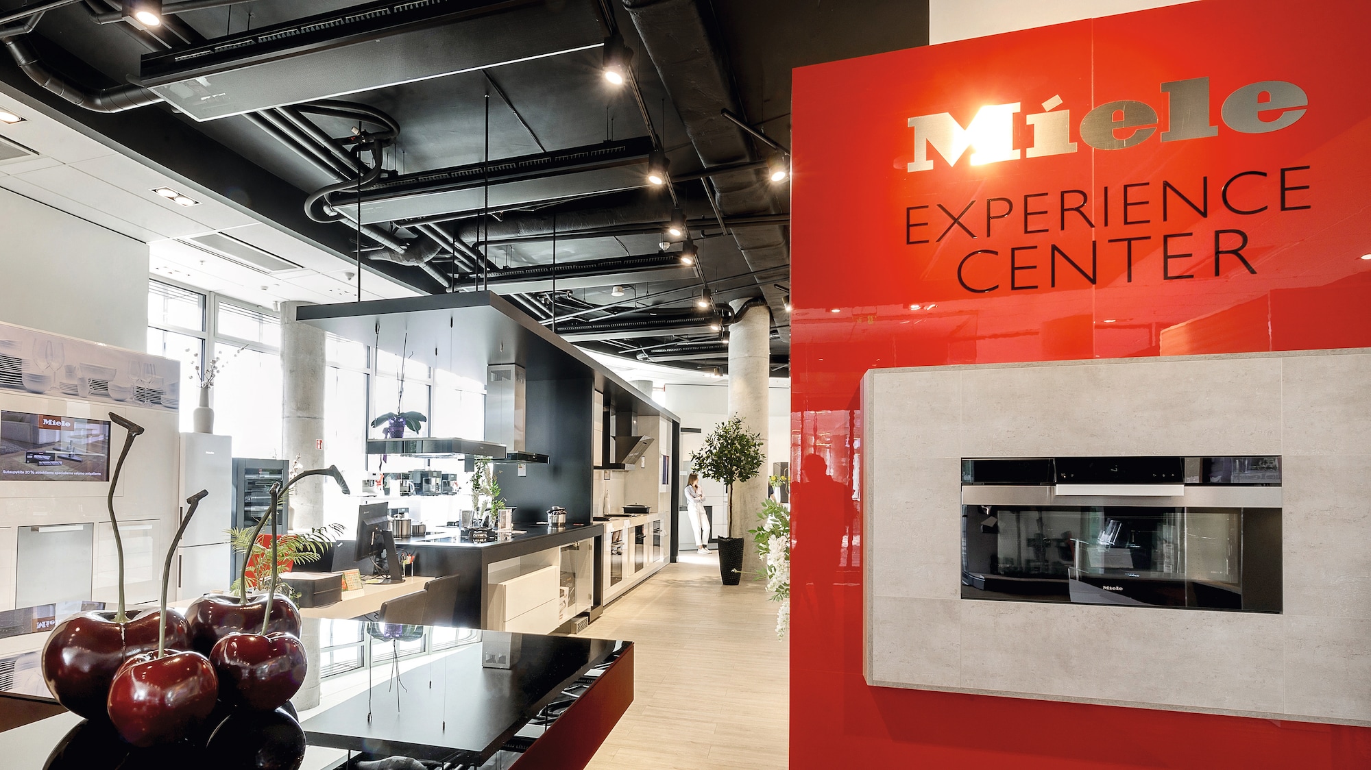“Miele Experience Center” parduotuvės interjeras