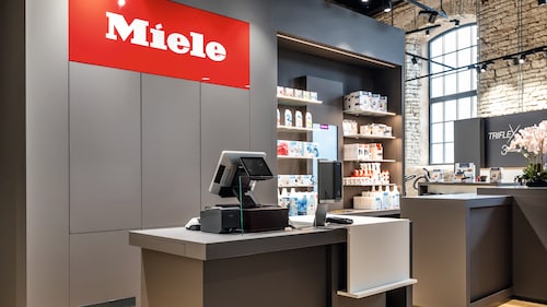 Miele experience center sign