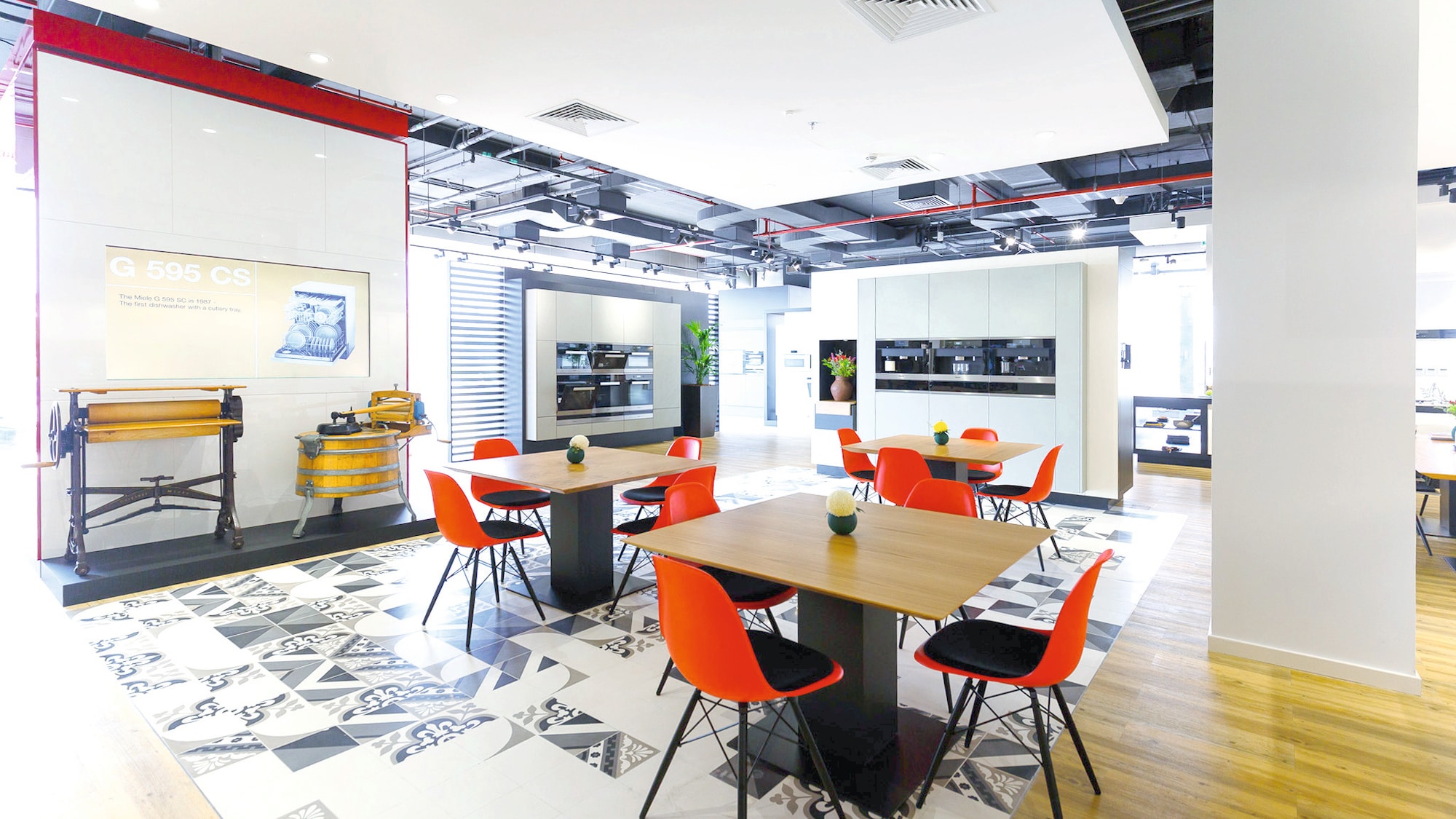 interior of Miele experience center