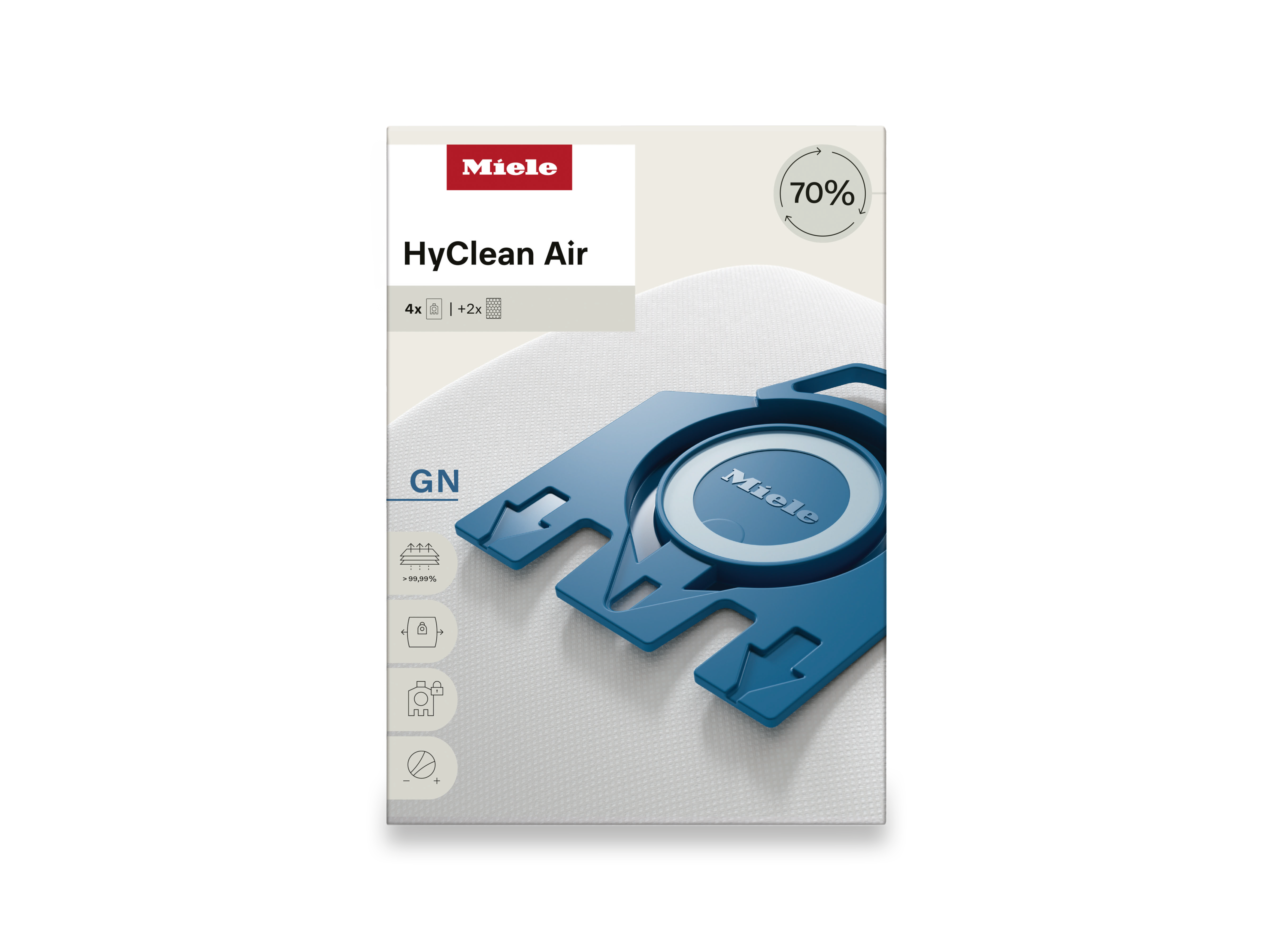 Vacuum cleaner accessories - Vacuum bags and filters - GN HyClean Air