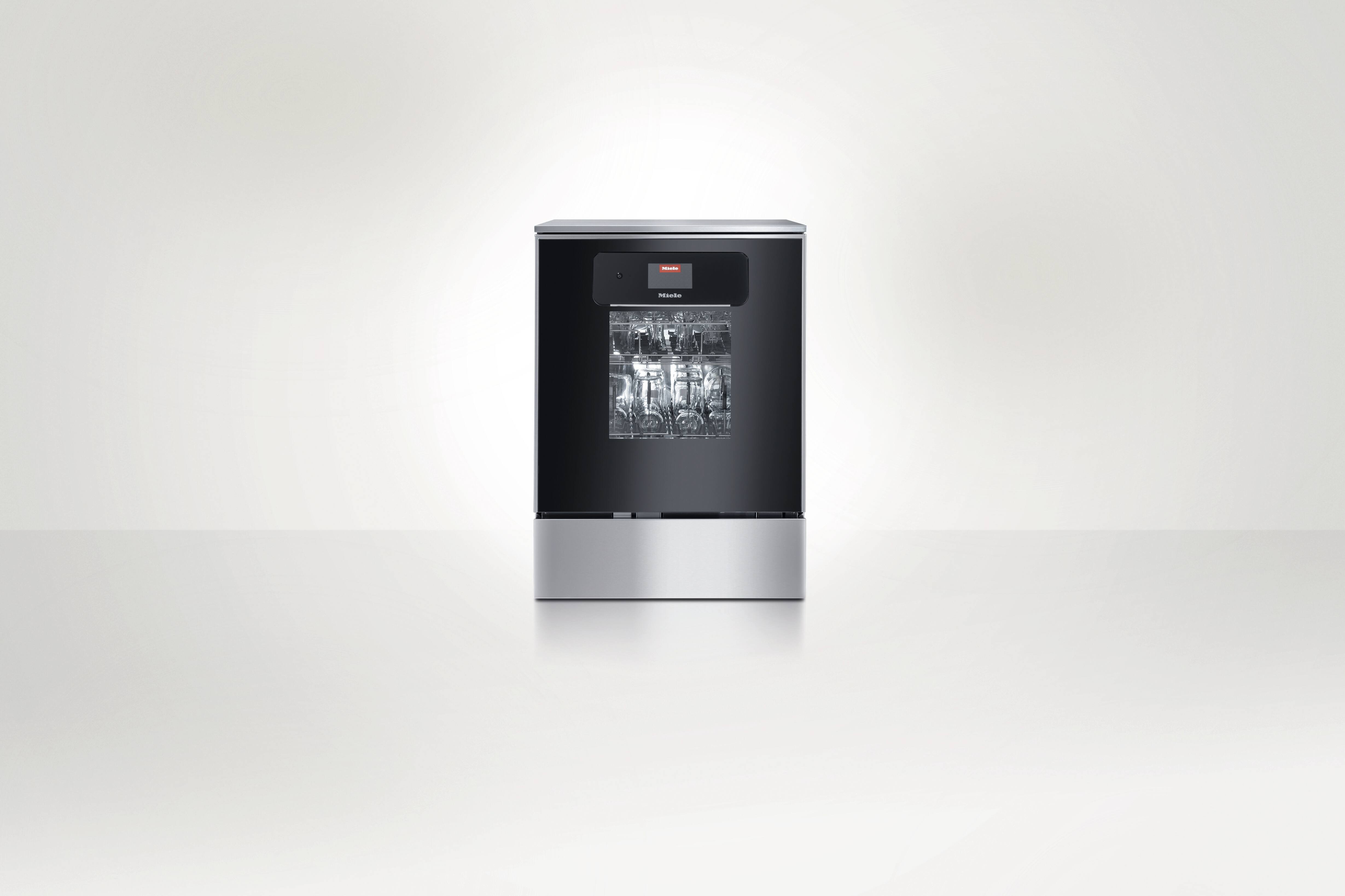 ExpertLine PLW 8683 laboratoriediskmaskin med glaslucka mot en neutral bakgrund.