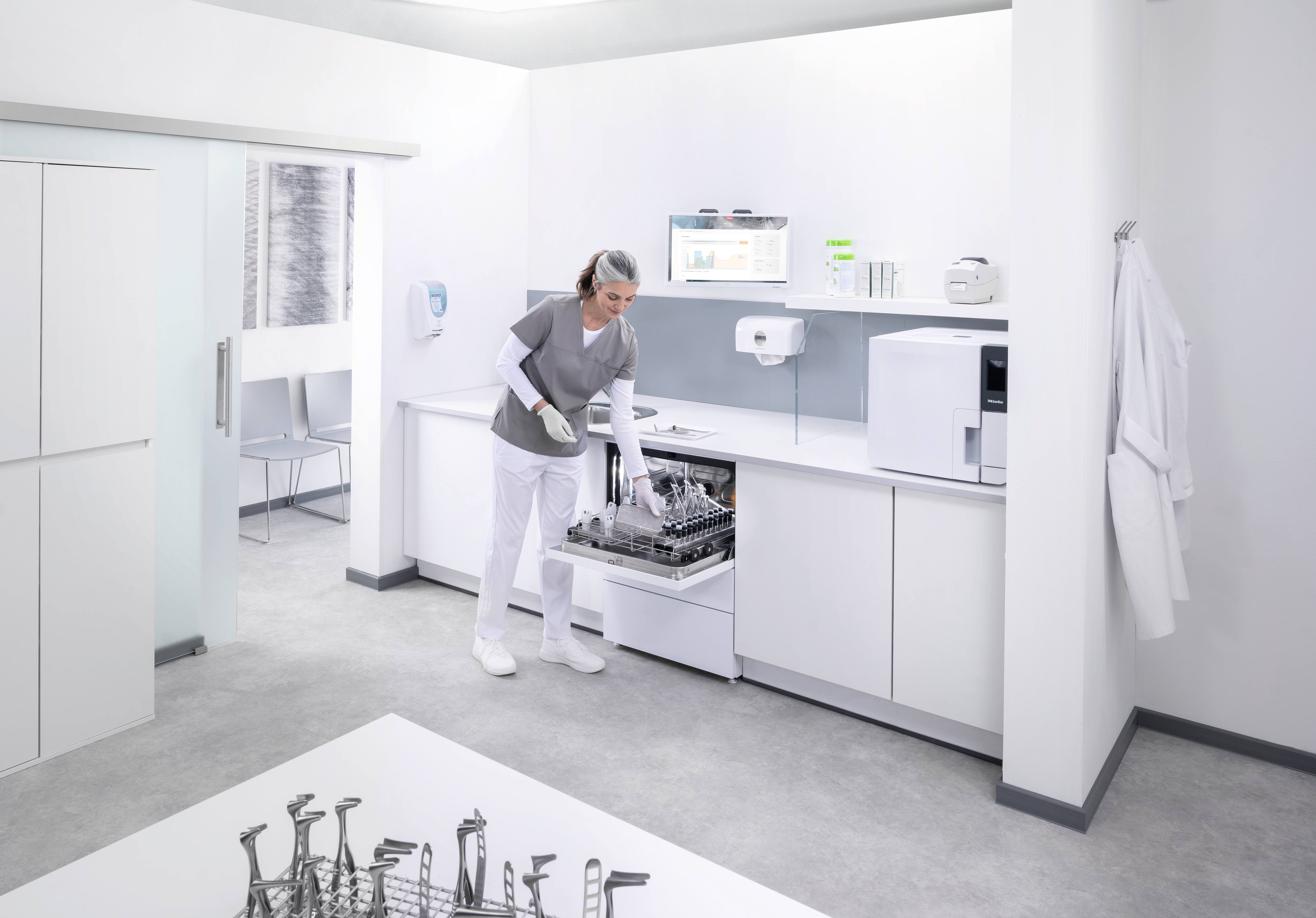 Miele Professional RDG CompactLine im Aufbereitungsraum