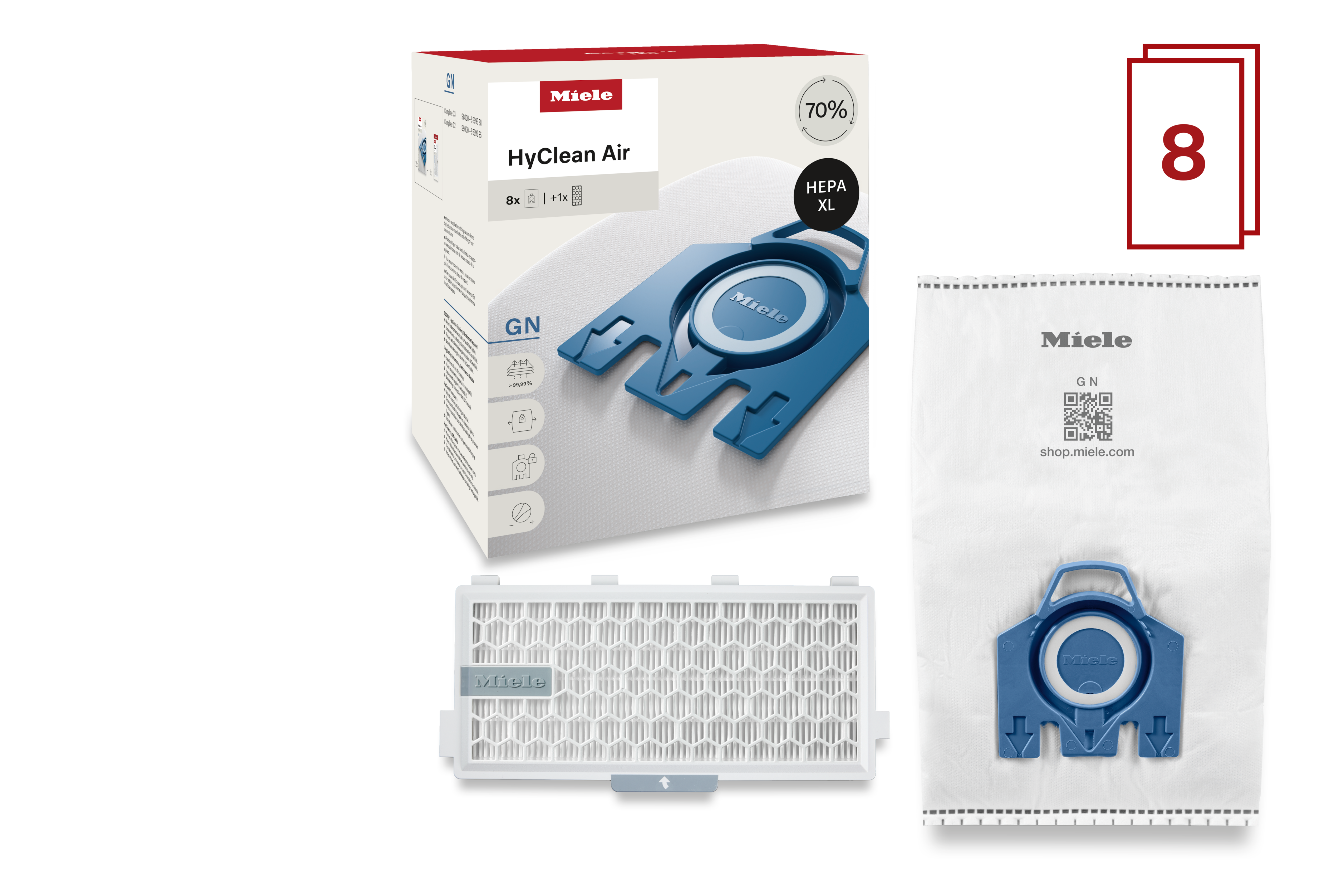 Miele - GN Allergy XL HyClean Air – Vacuum cleaner accessories - 2 Miele - GN Allergy XL HyClean Air – Vacuum cleaner accessories - 2