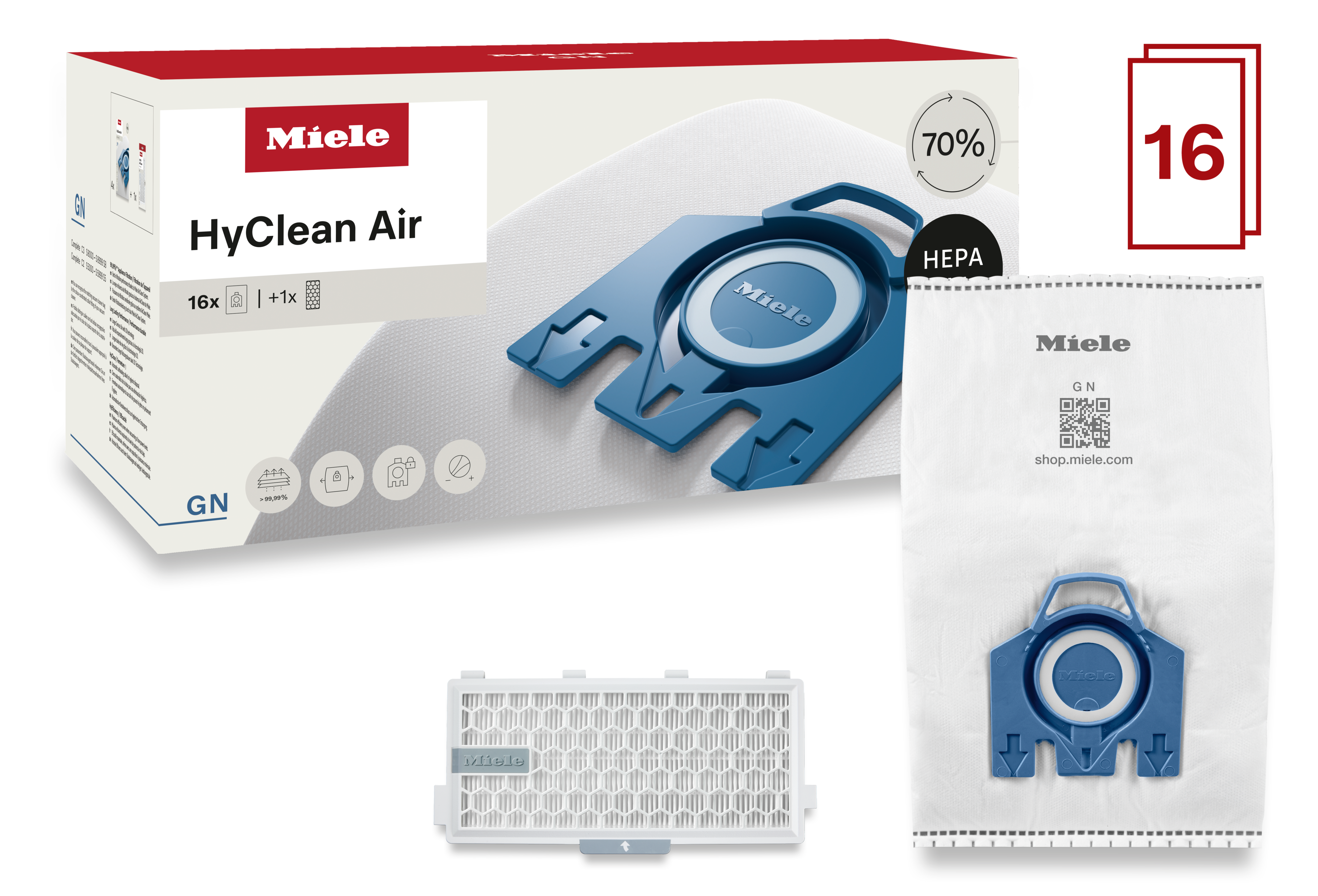 Miele - GN Performance Pack HyClean Air – Vacuum cleaner accessories - 2