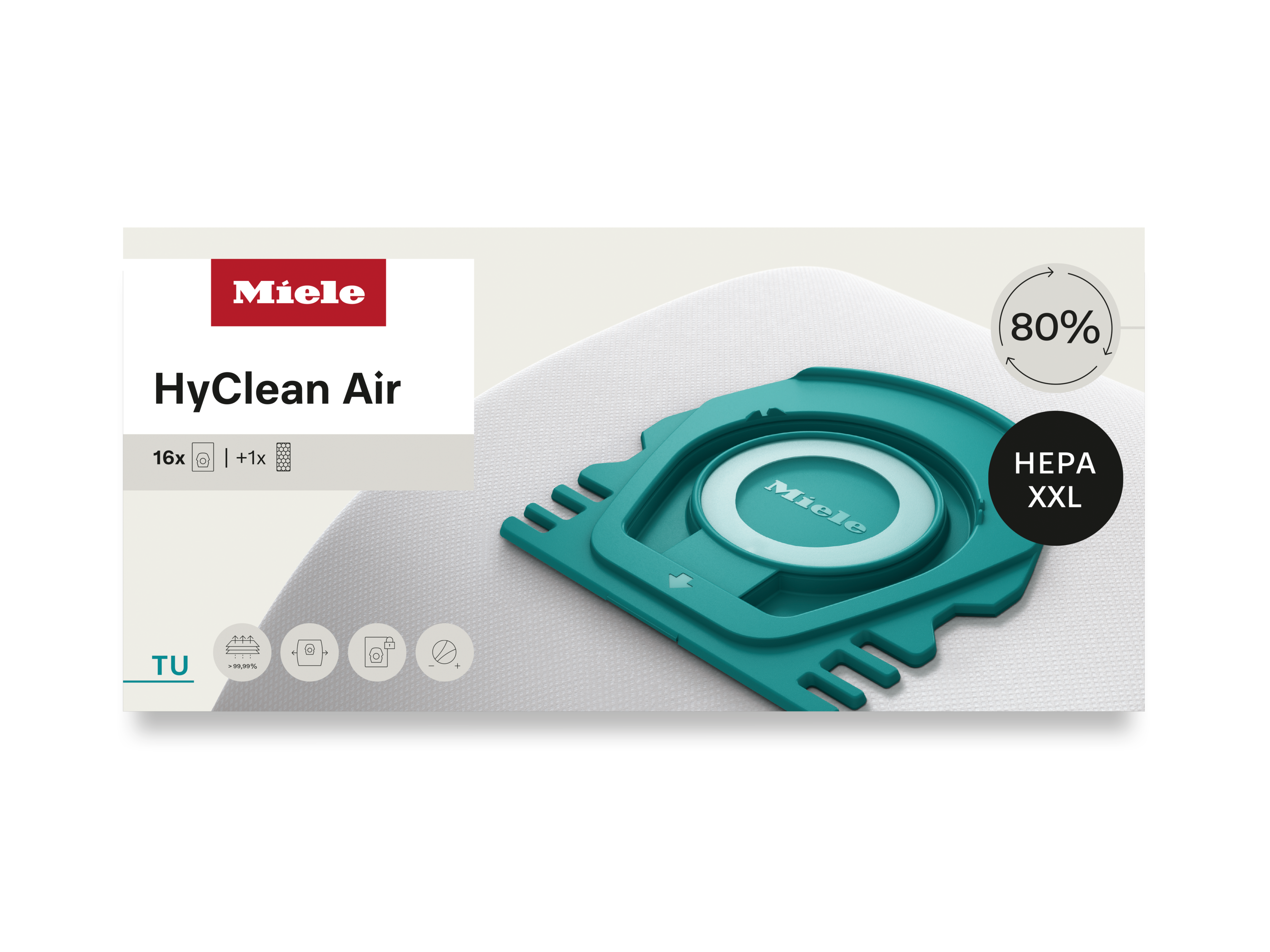 Vacuum cleaner accessories - Vacuum bags and filters - TU Performance Pack HyClean Air