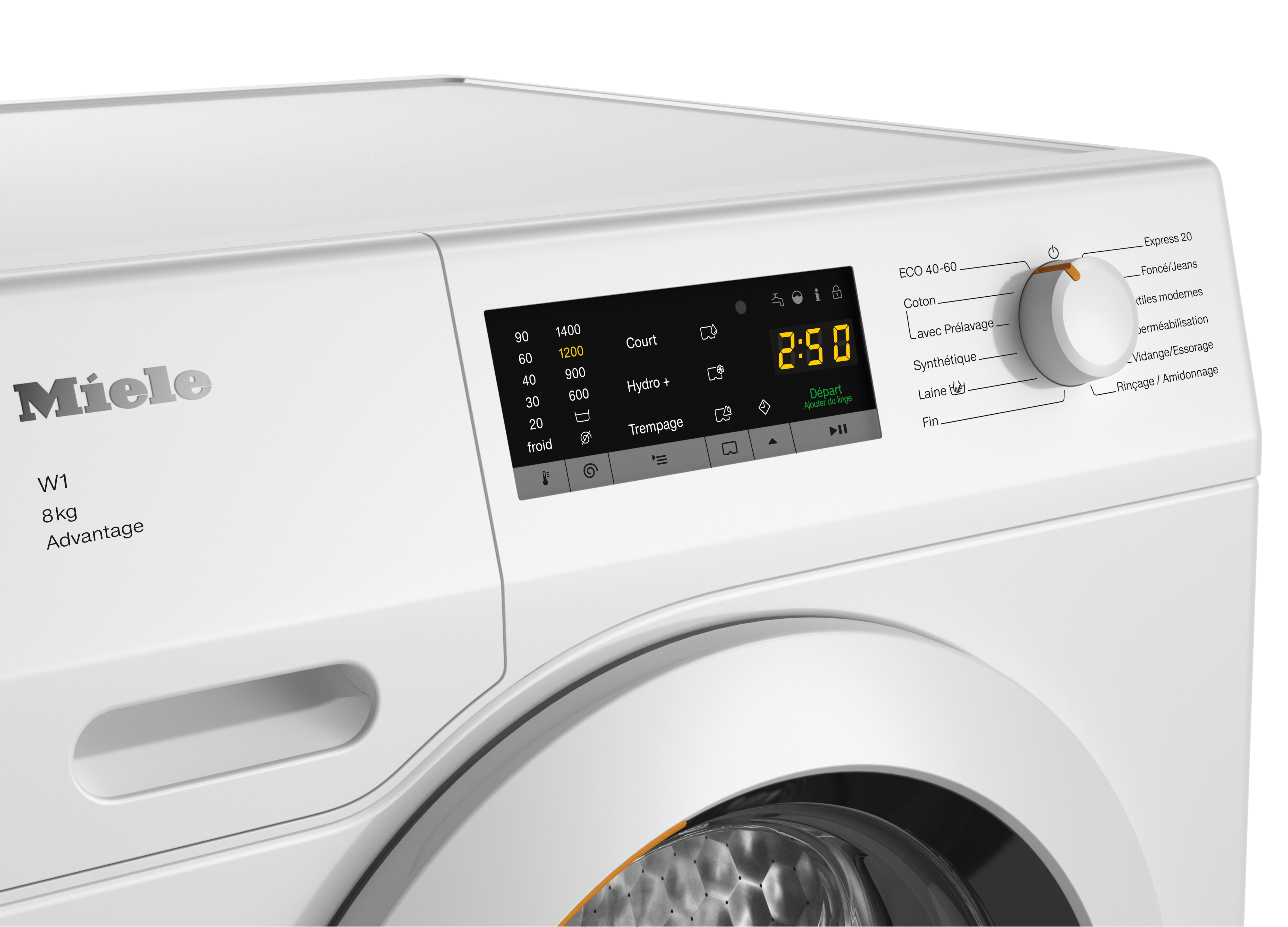 Miele - WCA132 WCS 8kg Advantage – Lave-linge - 3 Miele - WCA132 WCS 8kg Advantage – Lave-linge - 3