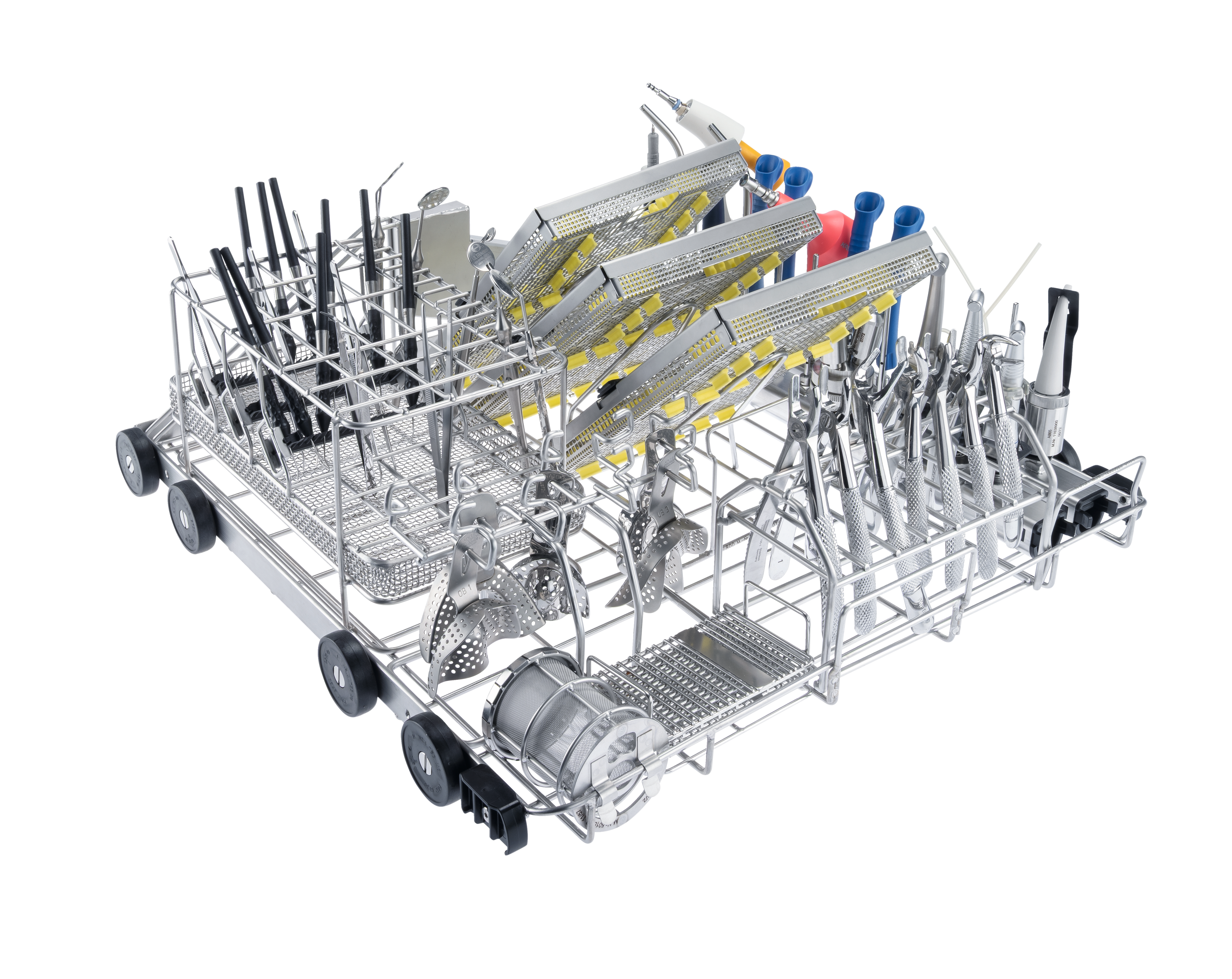 ExpertLine Reinigungs- und Desinfektionsgerät mit Chemikaliendosierer auf grauem Hintergrund