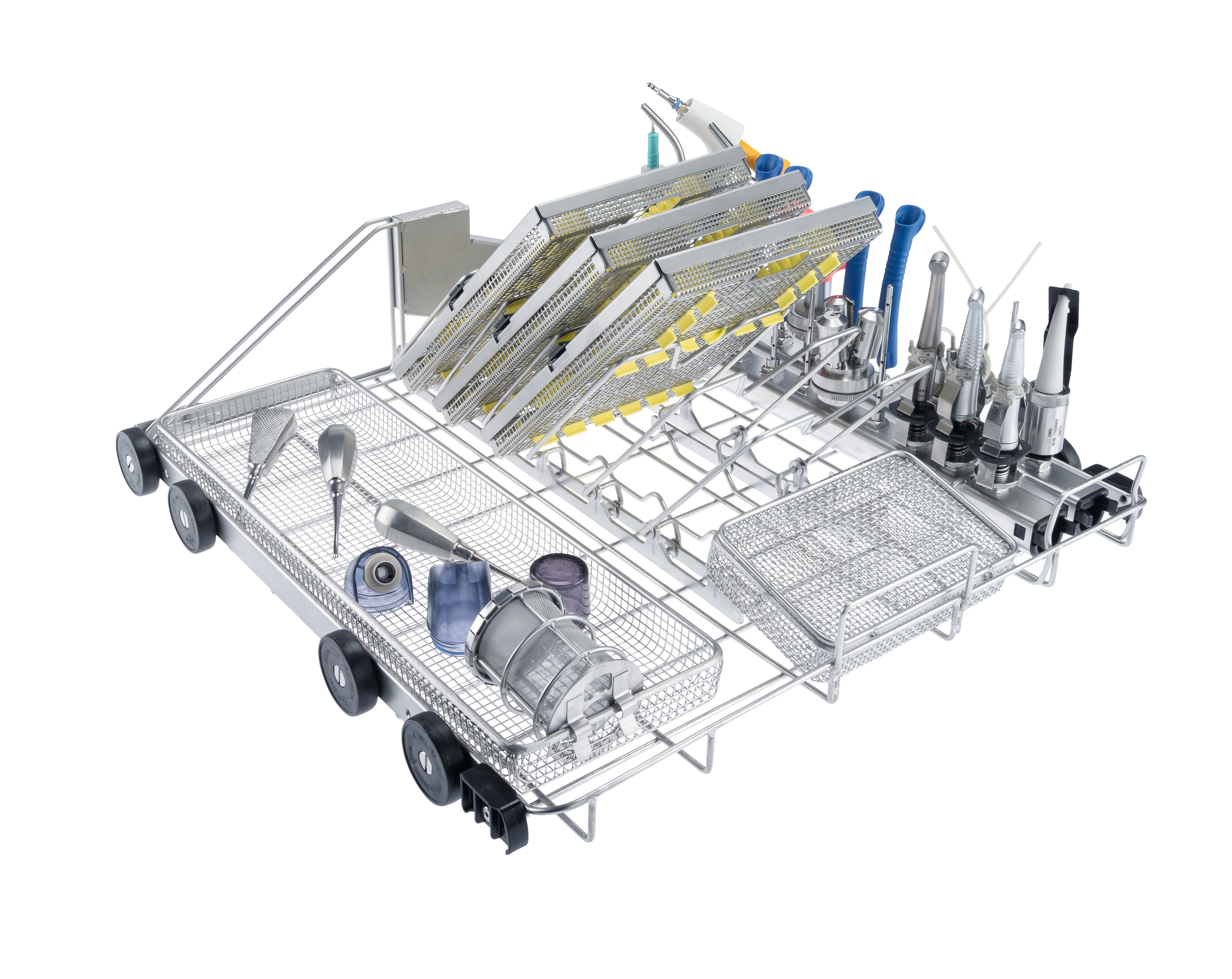 ExpertLine Reinigungs- und Desinfektionsgerät mit Chemikaliendosierer auf grauem Hintergrund