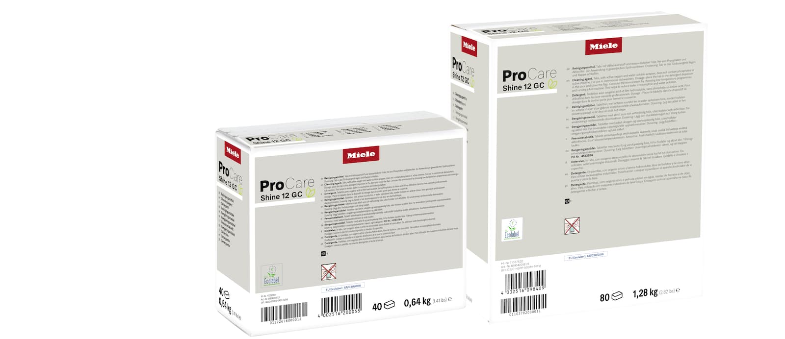 Consommables Professional - ProCare Shine 12 GC - 40 Tabs - 2 Consommables Professional - ProCare Shine 12 GC - 40 Tabs - 2