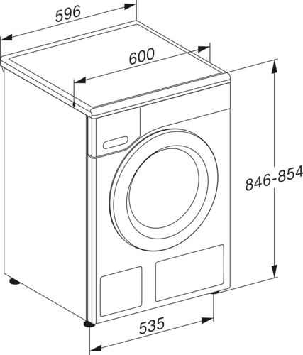 WTD 160 WCS Washer-Dryer product photo Missing translation L