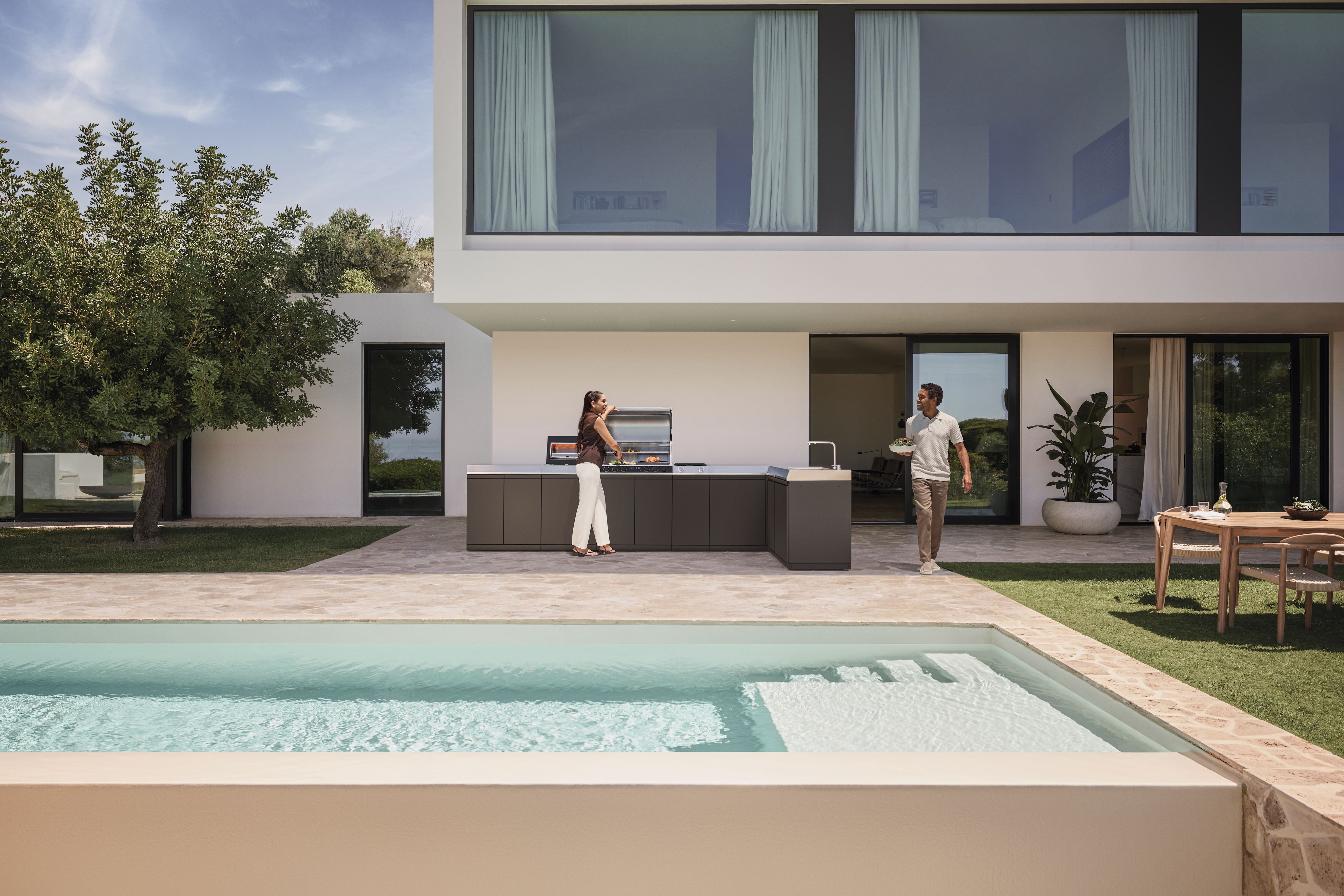 Miele Outdoor-Küche