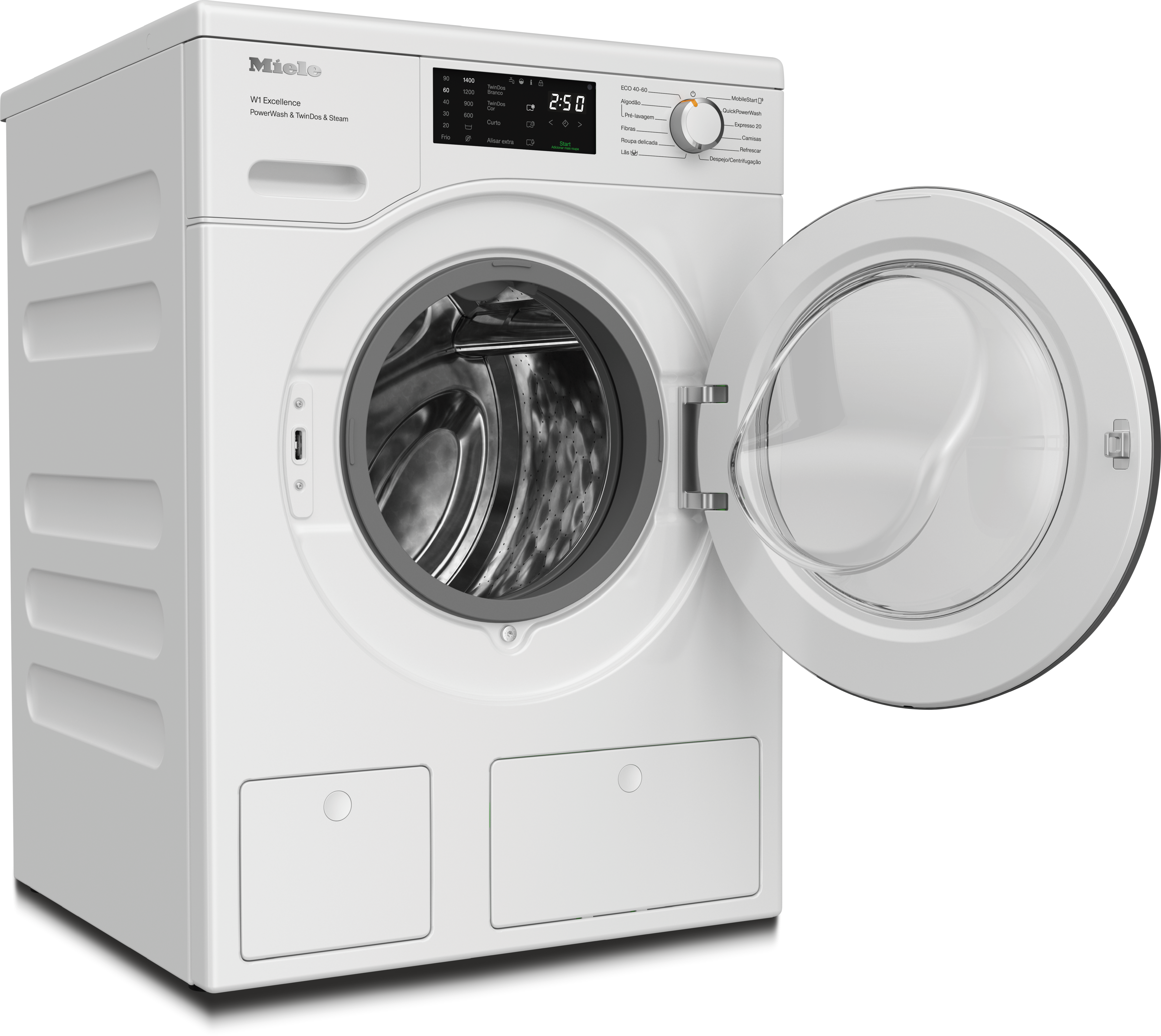Miele - WEG885 WCS PWash&TDos&Steam – Máquinas de lavar roupa - 2