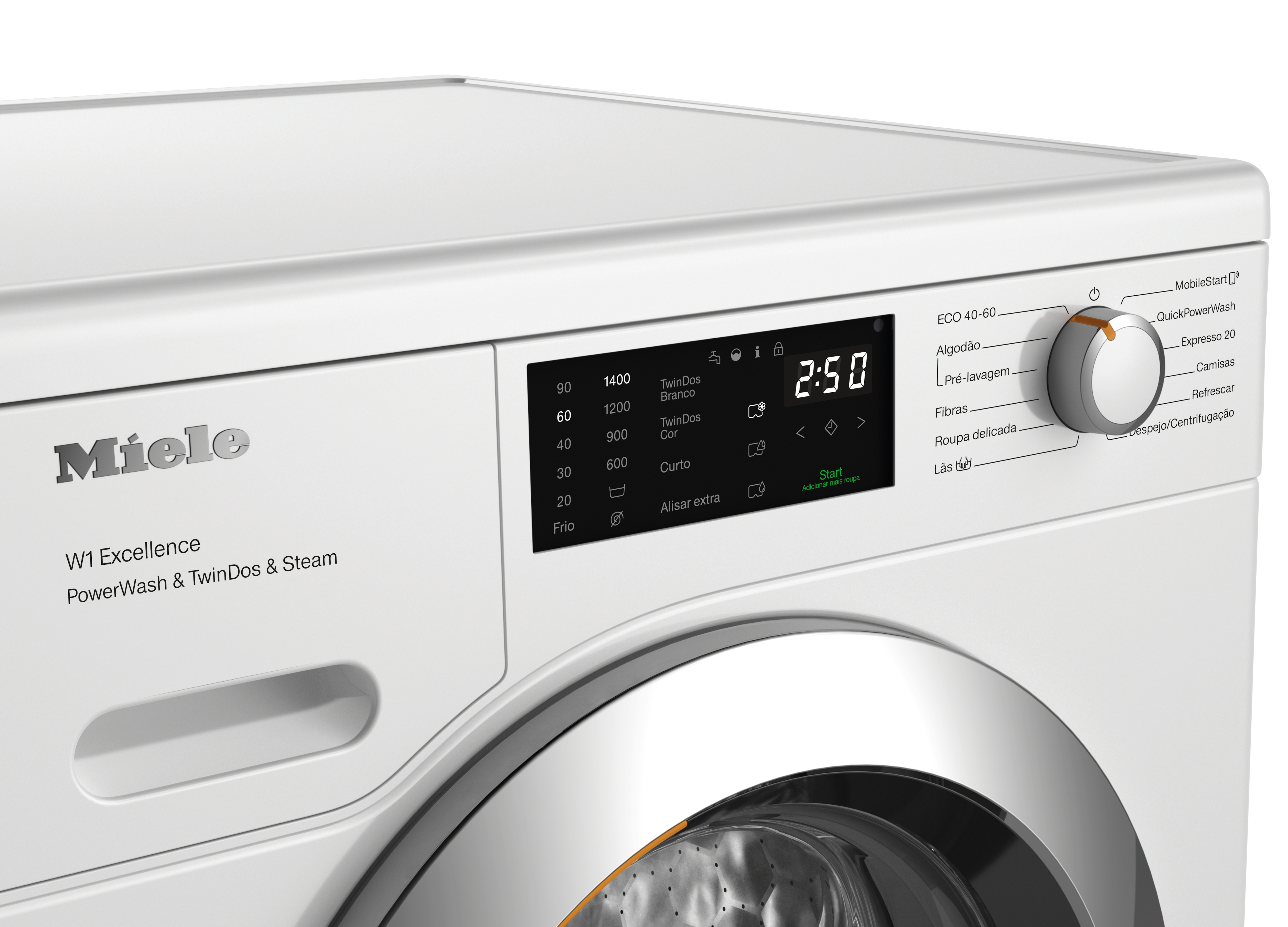 Miele - WEG885 WCS PWash&TDos&Steam – Máquinas de lavar roupa - 3