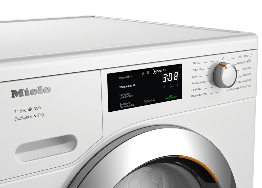 Miele - TEH785WP EcoSpeed&9kg – Máquinas de secar roupa - 3 Miele - TEH785WP EcoSpeed&9kg – Máquinas de secar roupa - 3