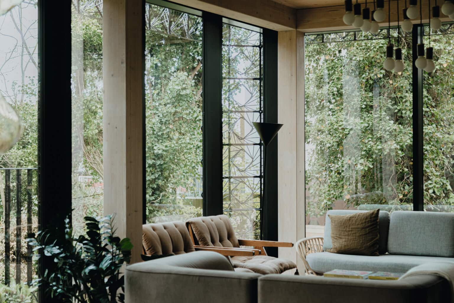 Modern living room setting Modern living room setting