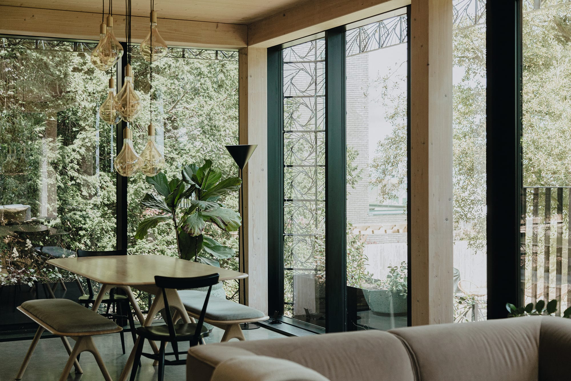 Modern living room setting Modern living room setting