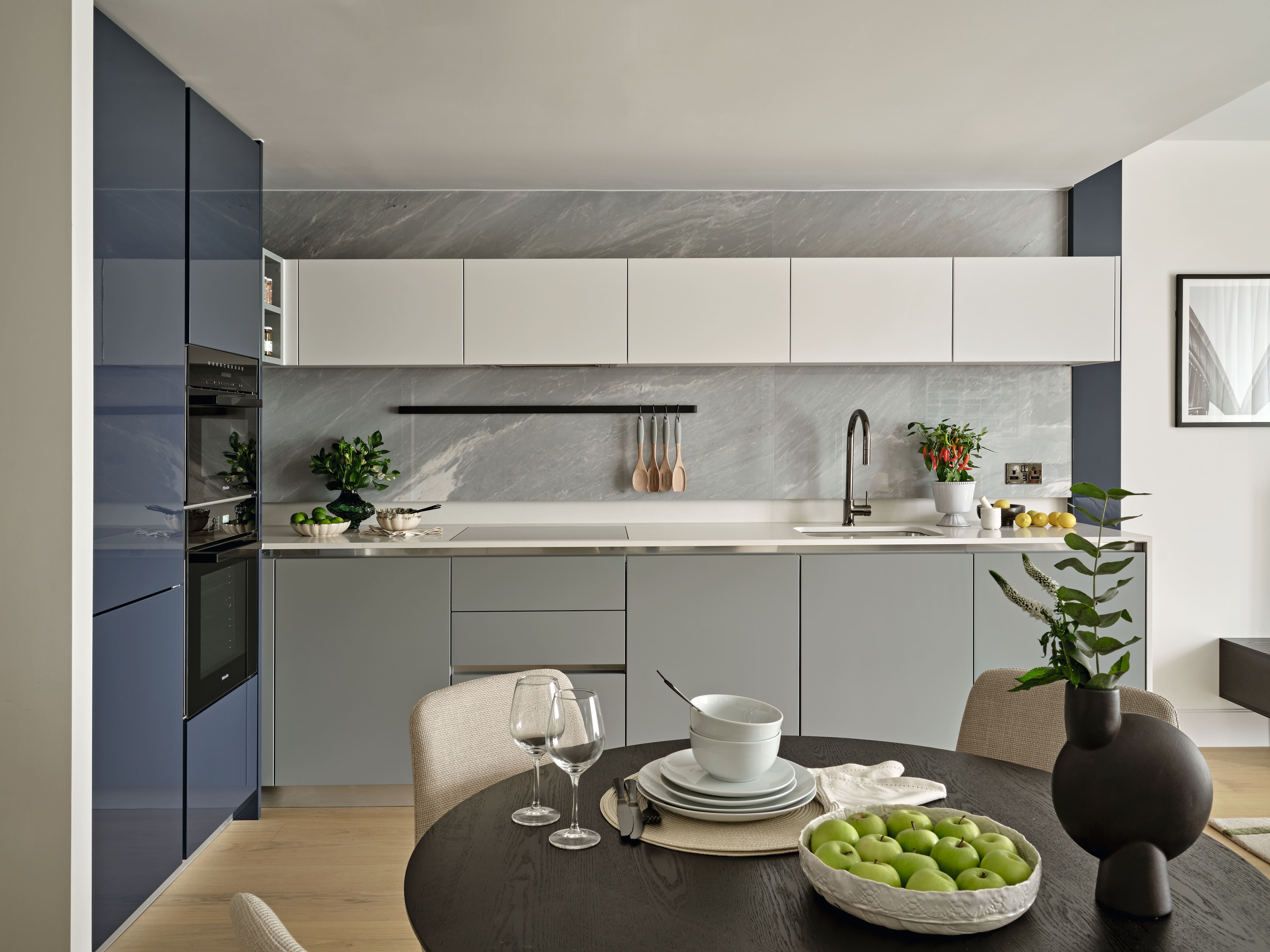 Modern kitchen on a small flat