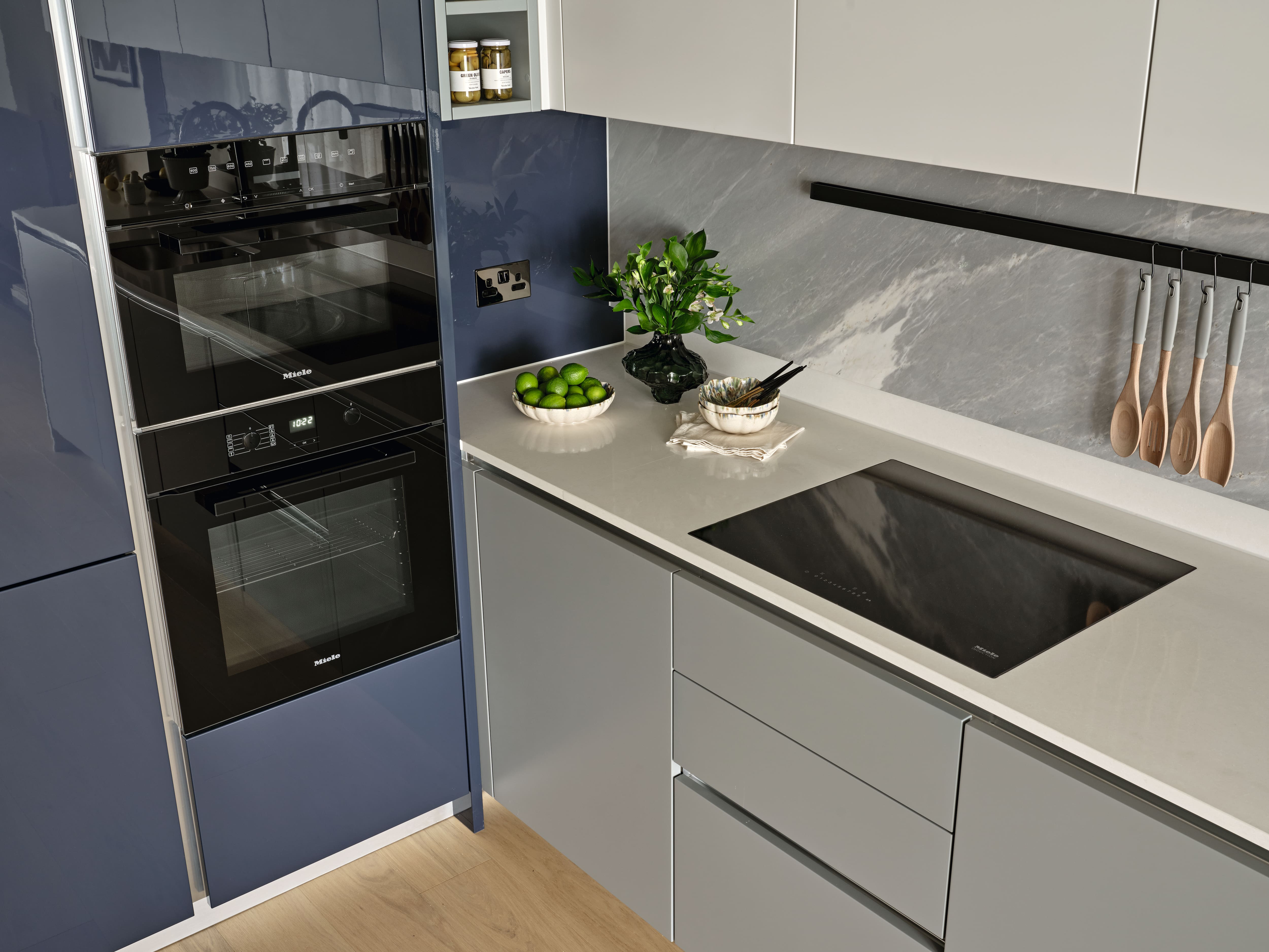 Modern kitchen setting