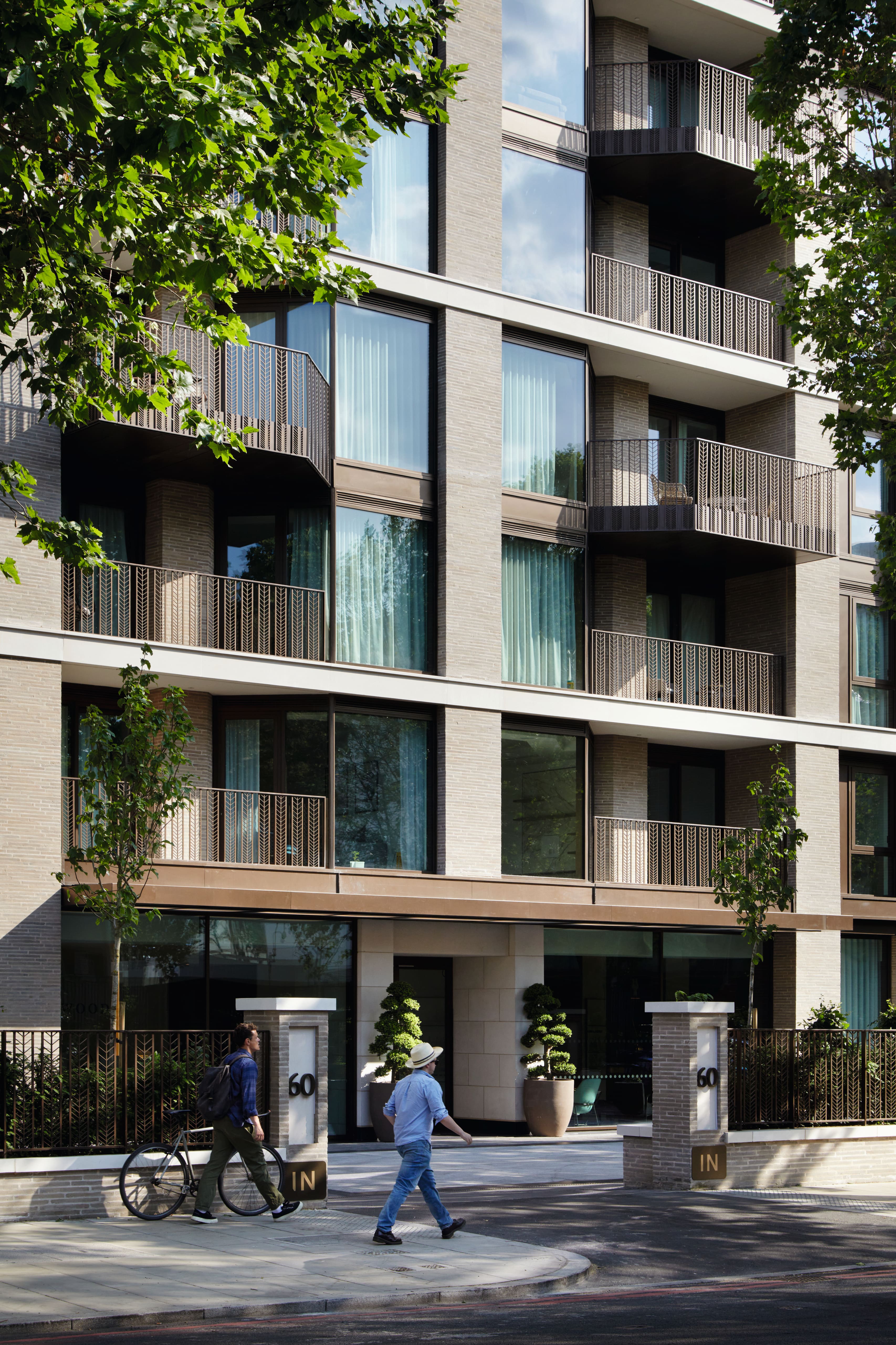 Modern building facade