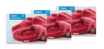 Set Caps WoolCare - Caps WoolCare yedek set. Gerçekçi görsel