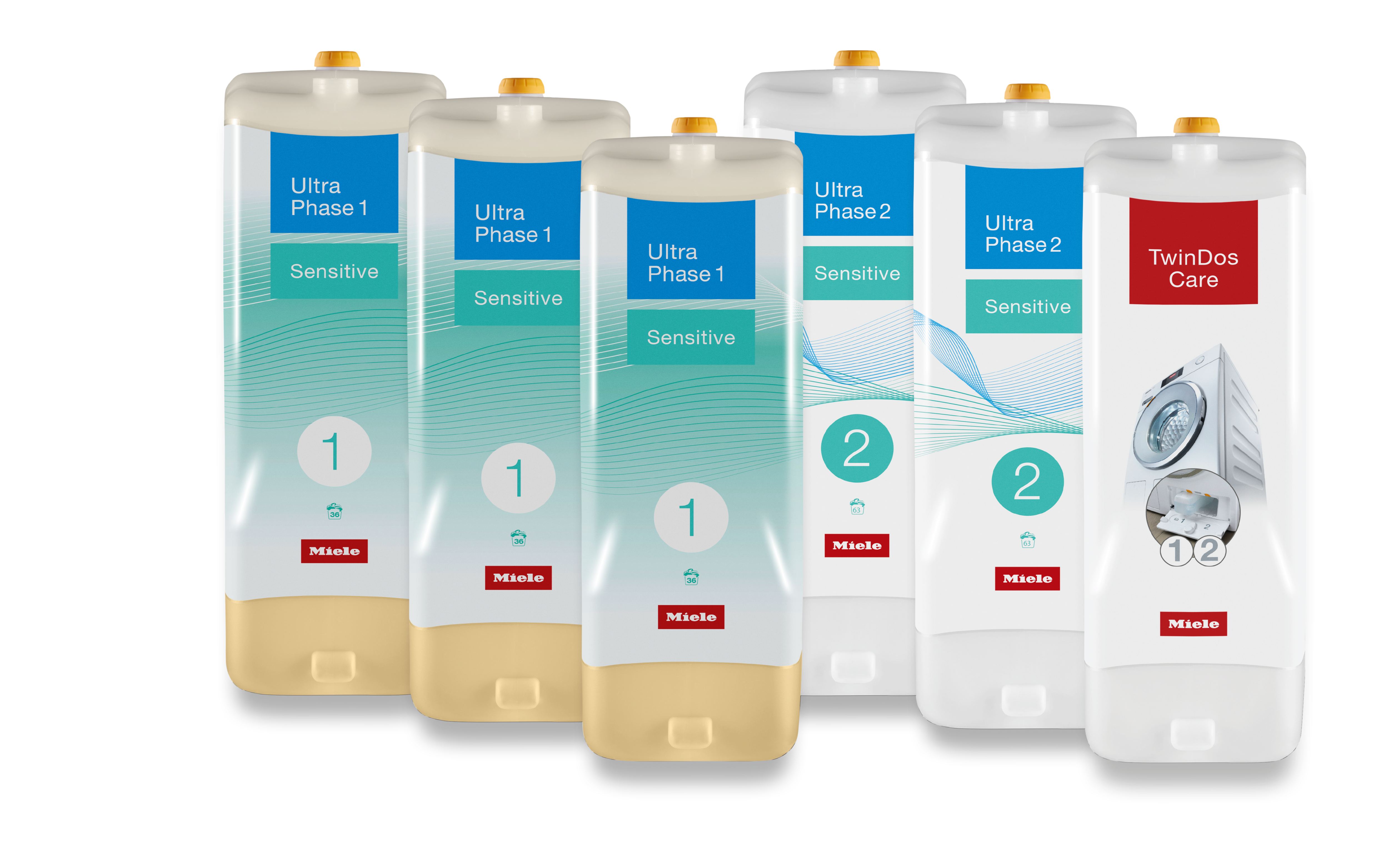 Detergentes - Set 5x UltraPhase Sensit. + TwinDos Care