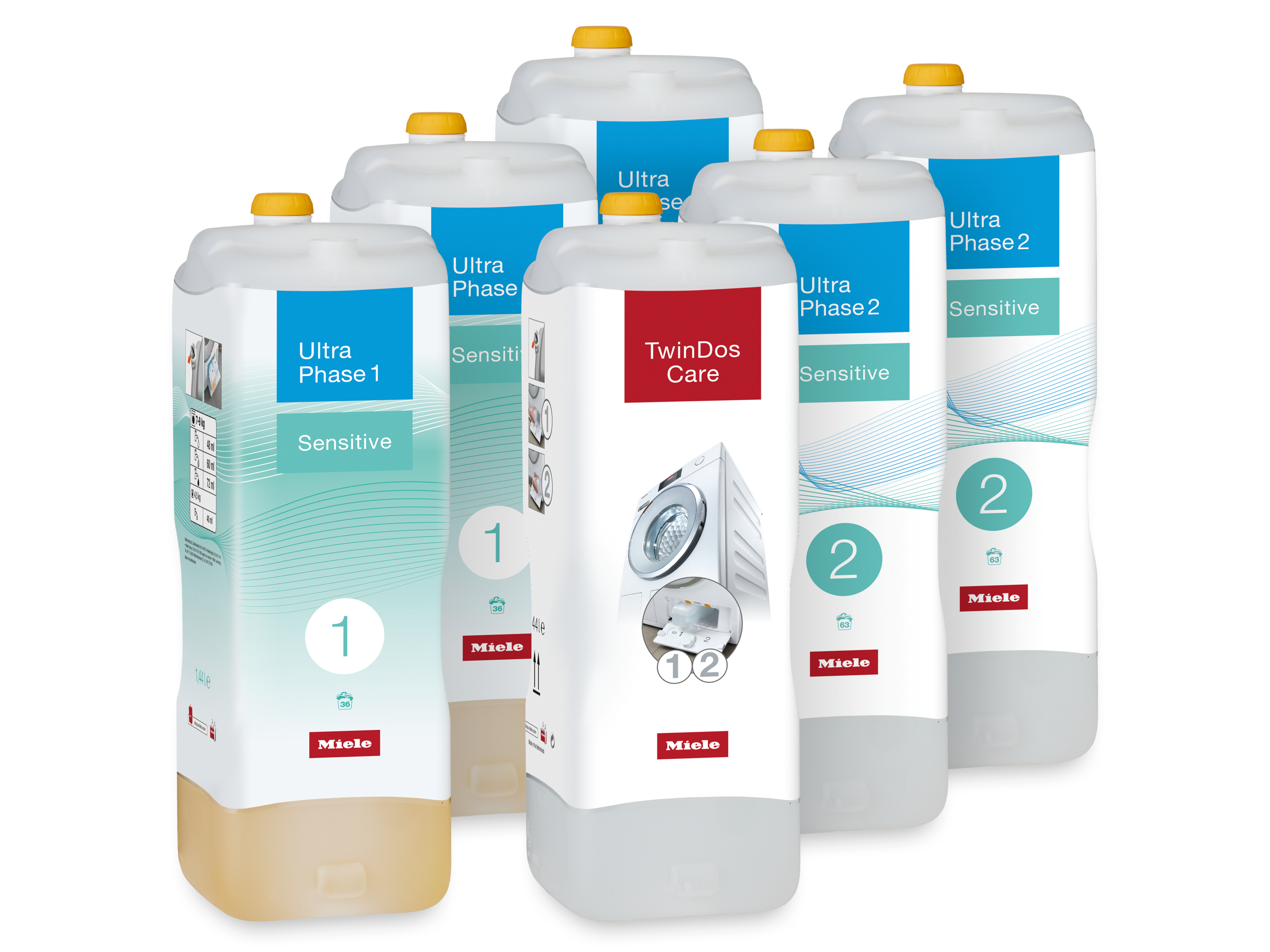 Miele - Set 5x UltraPhase Sensit. + TwinDos Care – Detergentes - 2