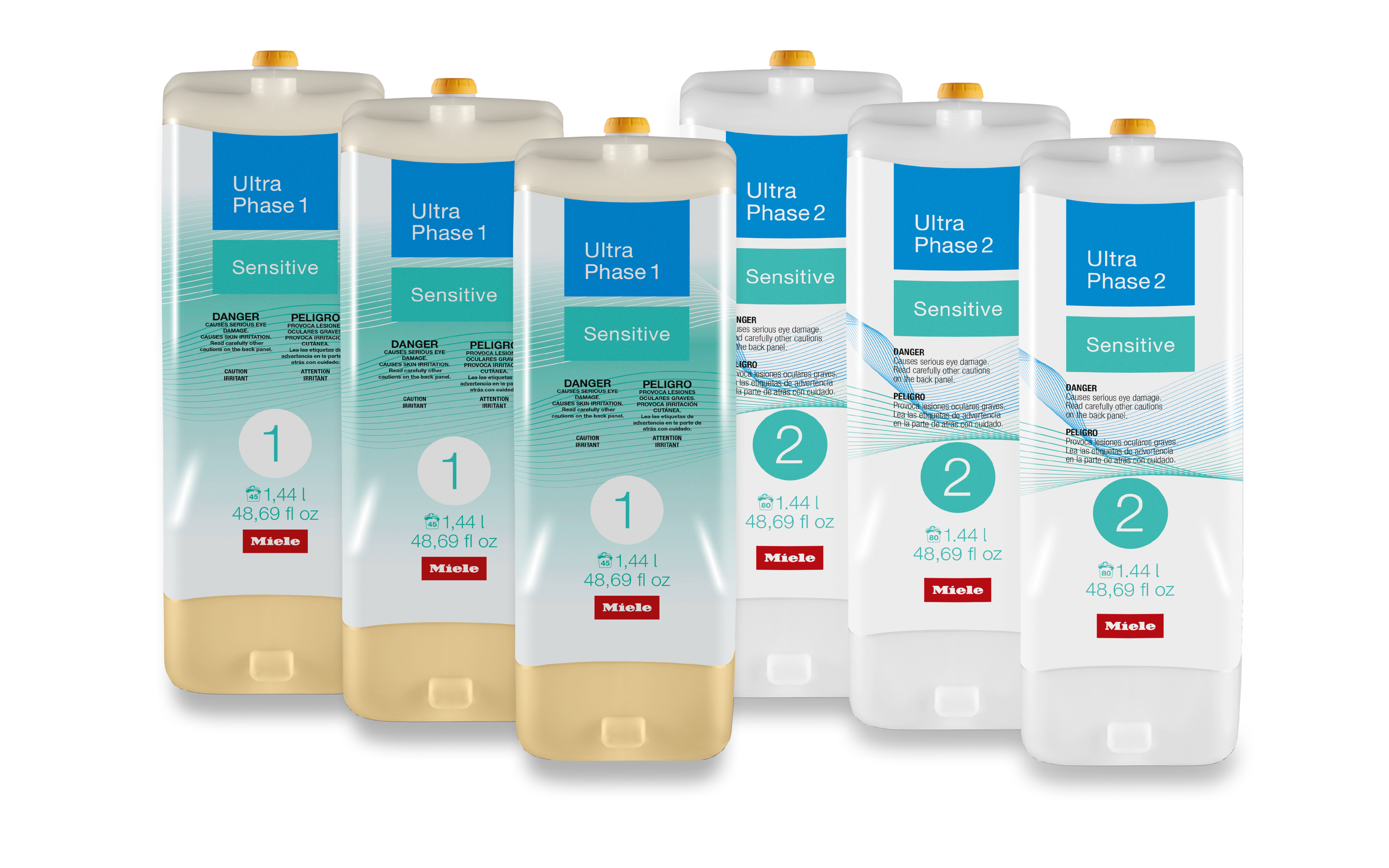 Miele | Set 6 UltraPhase Sensitive NA | Laundry Care Cleaning Products