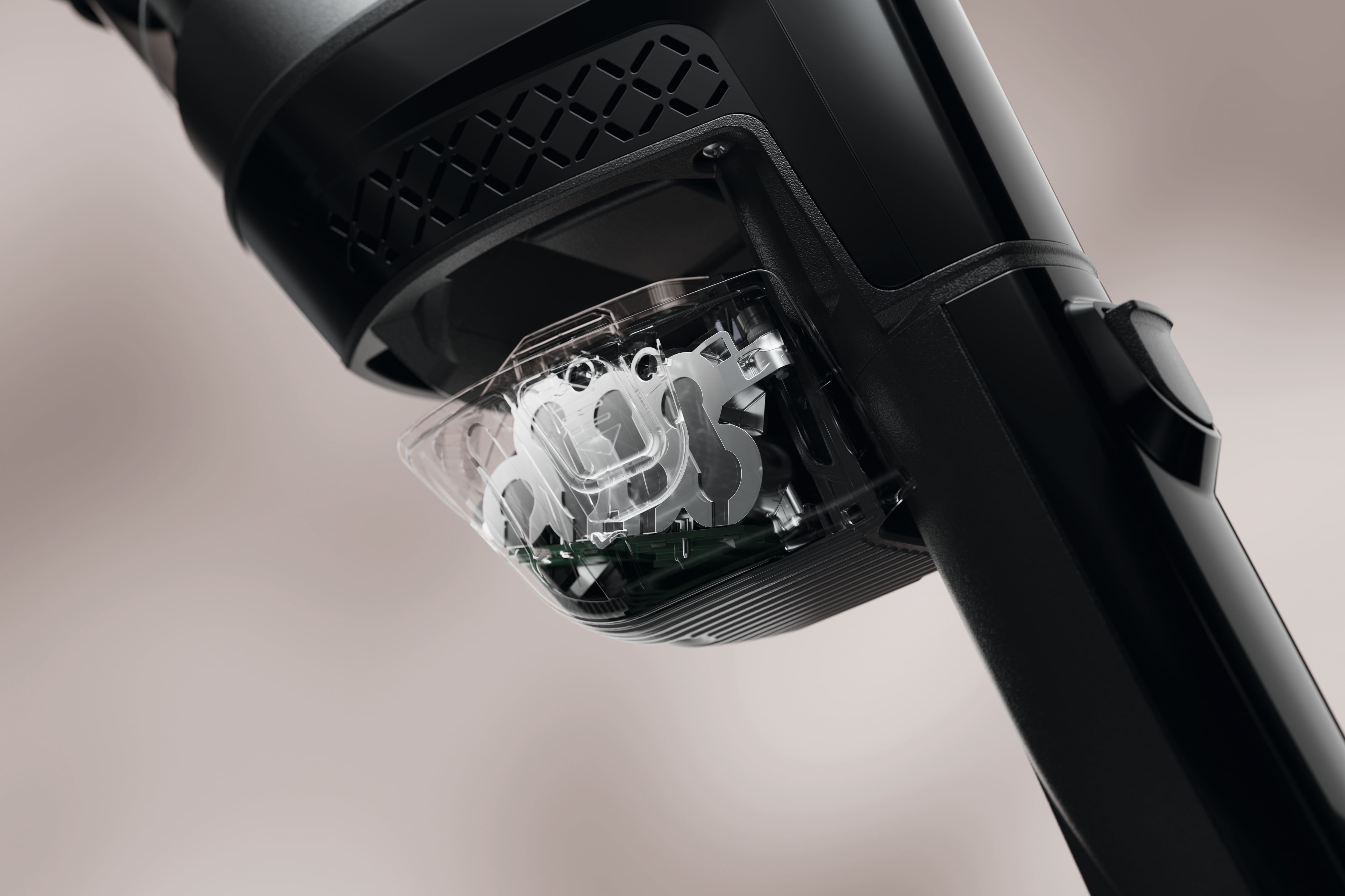 Gros plan sur le moteur Triflex HX3 Gros plan sur le moteur Triflex HX3