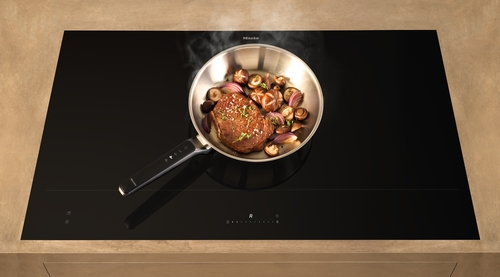 KMBP 8428 M Sense Pan w/o non-stick coating 28 cm product photo Laydowns Back View L