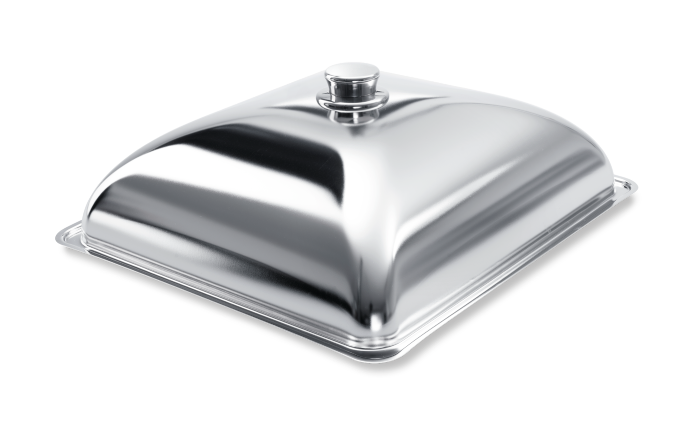 HBD 60-35 Gourmet casserole dish lid product photo Front View2 ZOOM