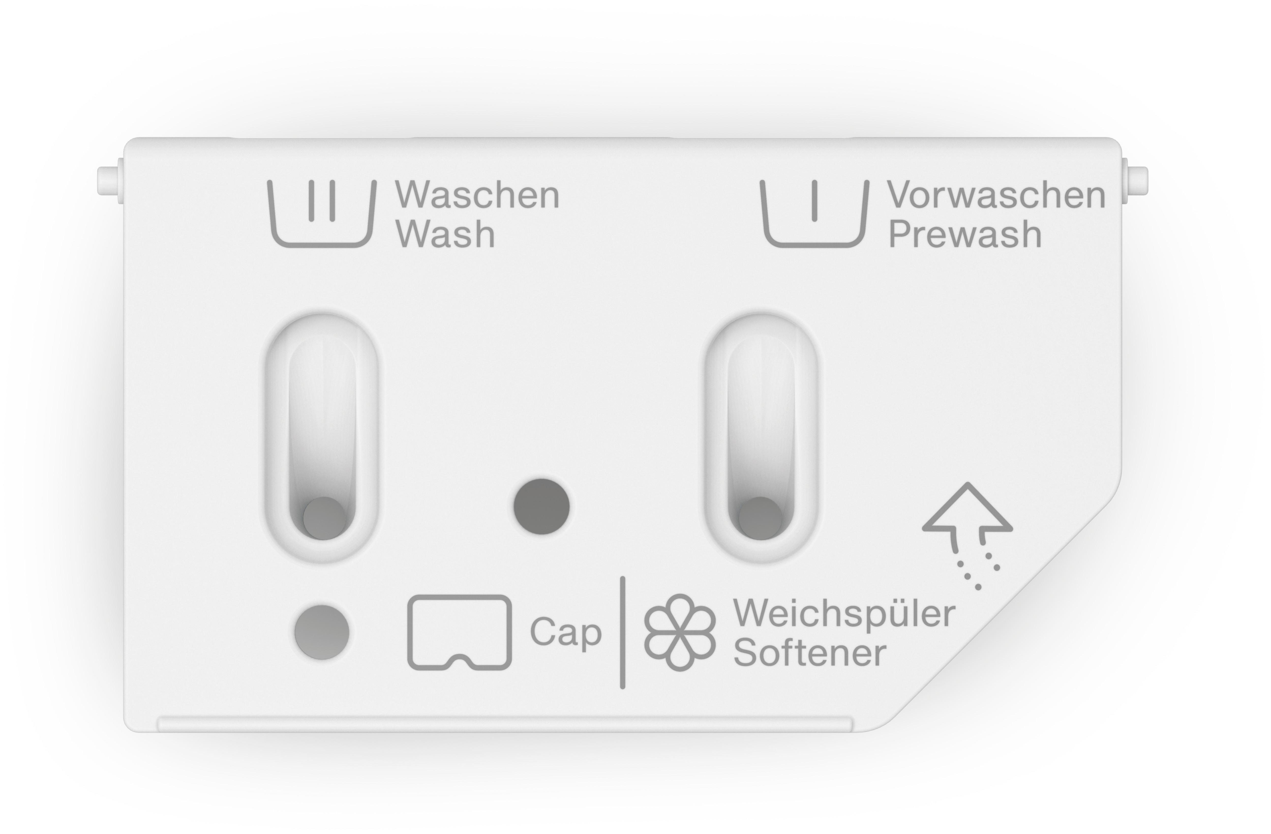 Miele - Deckel bedruckt WSP-Fach EU BG – Deckel - 2 Miele - Deckel bedruckt WSP-Fach EU BG – Deckel - 2